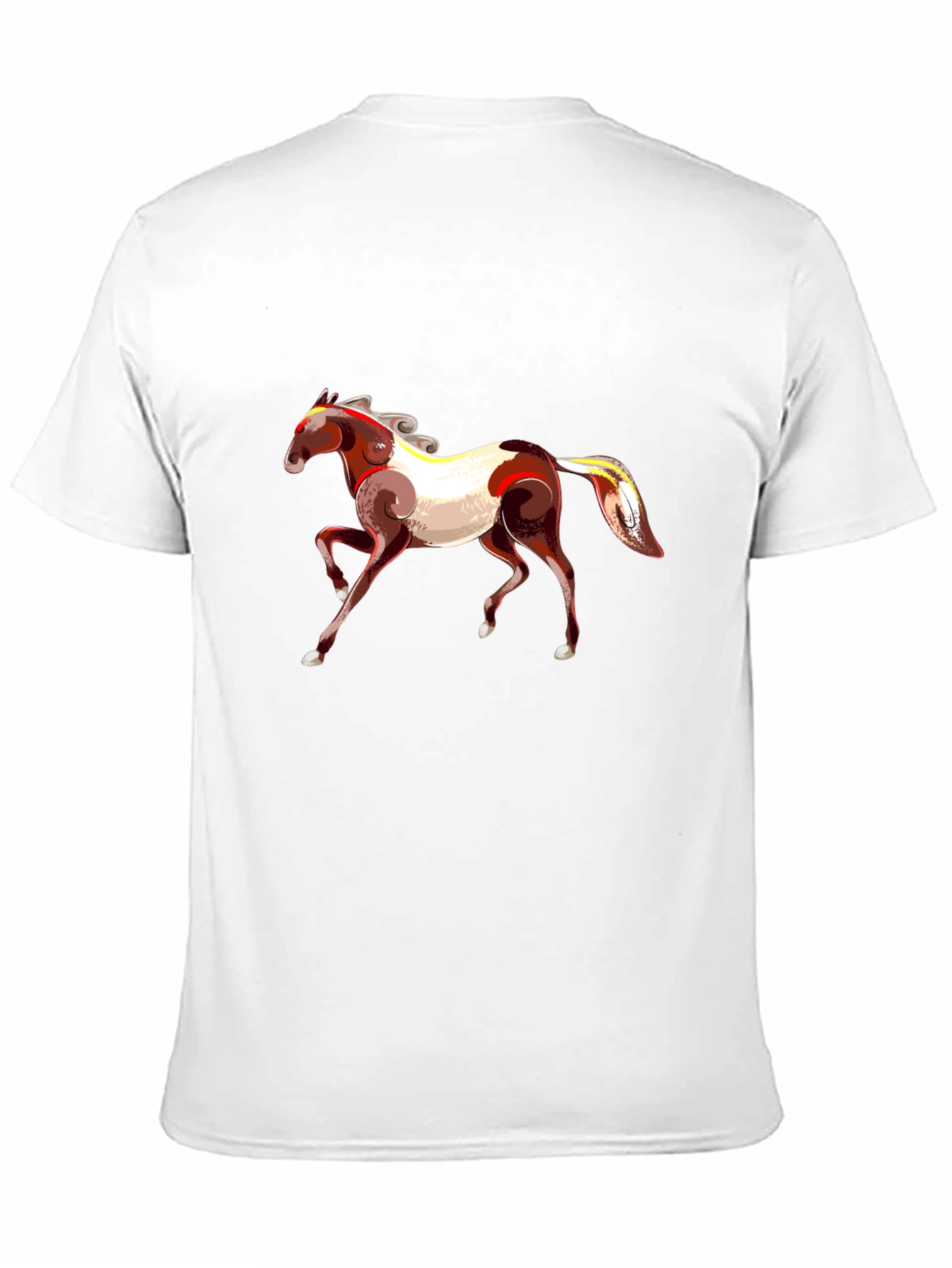 Black Horse Graphic Black T-Shirt view 11
