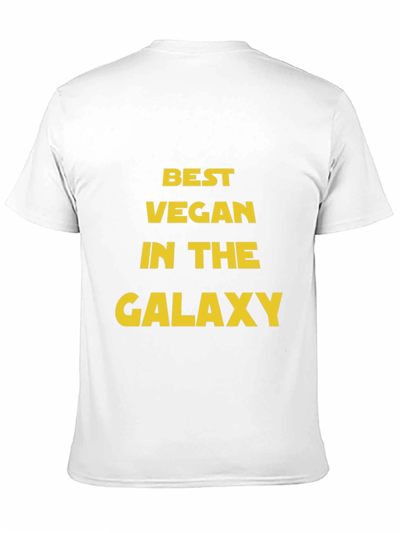 Black Best Vegan in the Galaxy Tee - Soft Cotton Blend view 11