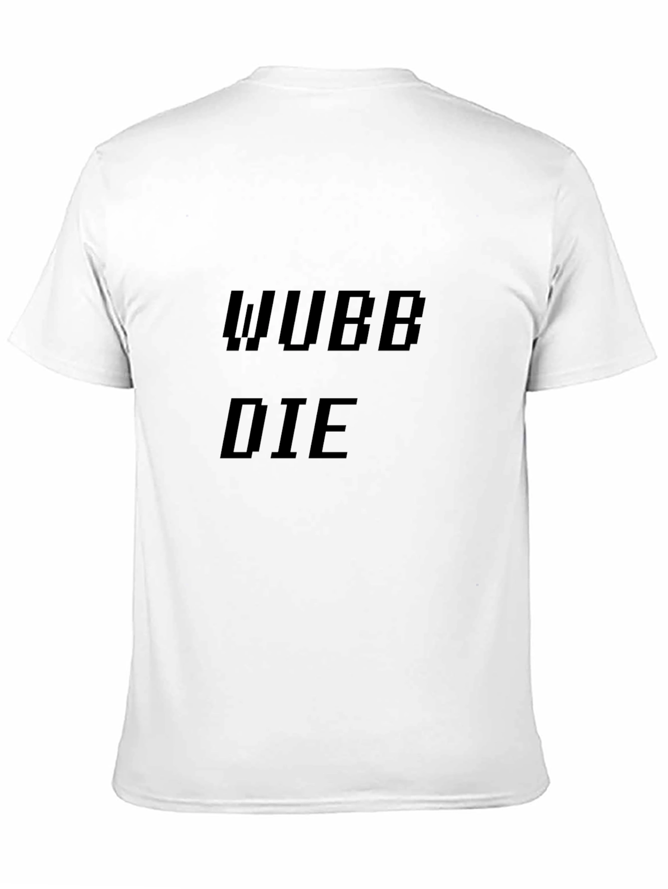 Black Wubb Die Graphic Tee - Black view 11
