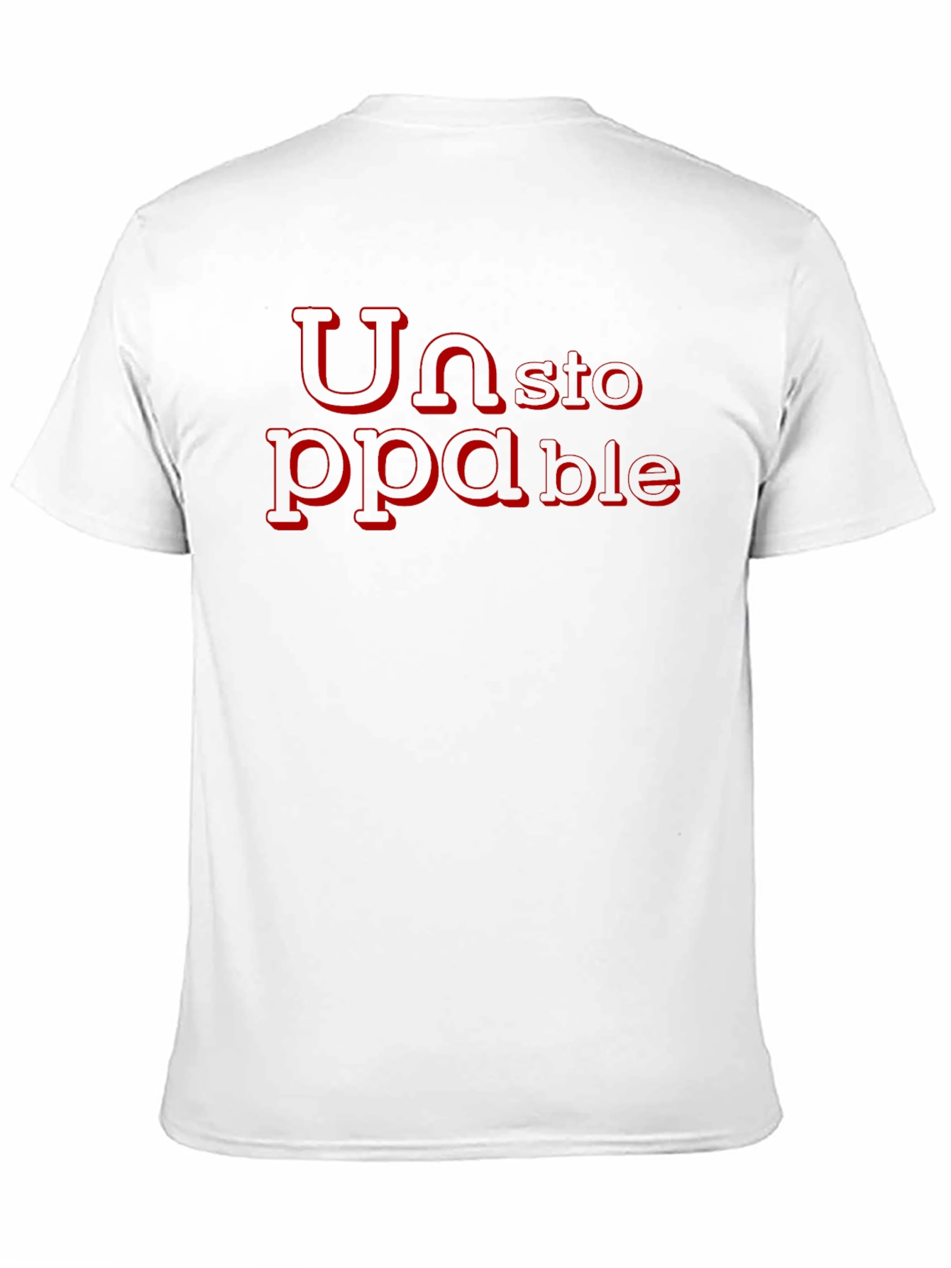 Black Unstoppable Graphic T-Shirt - Bold Statement Tee view 11