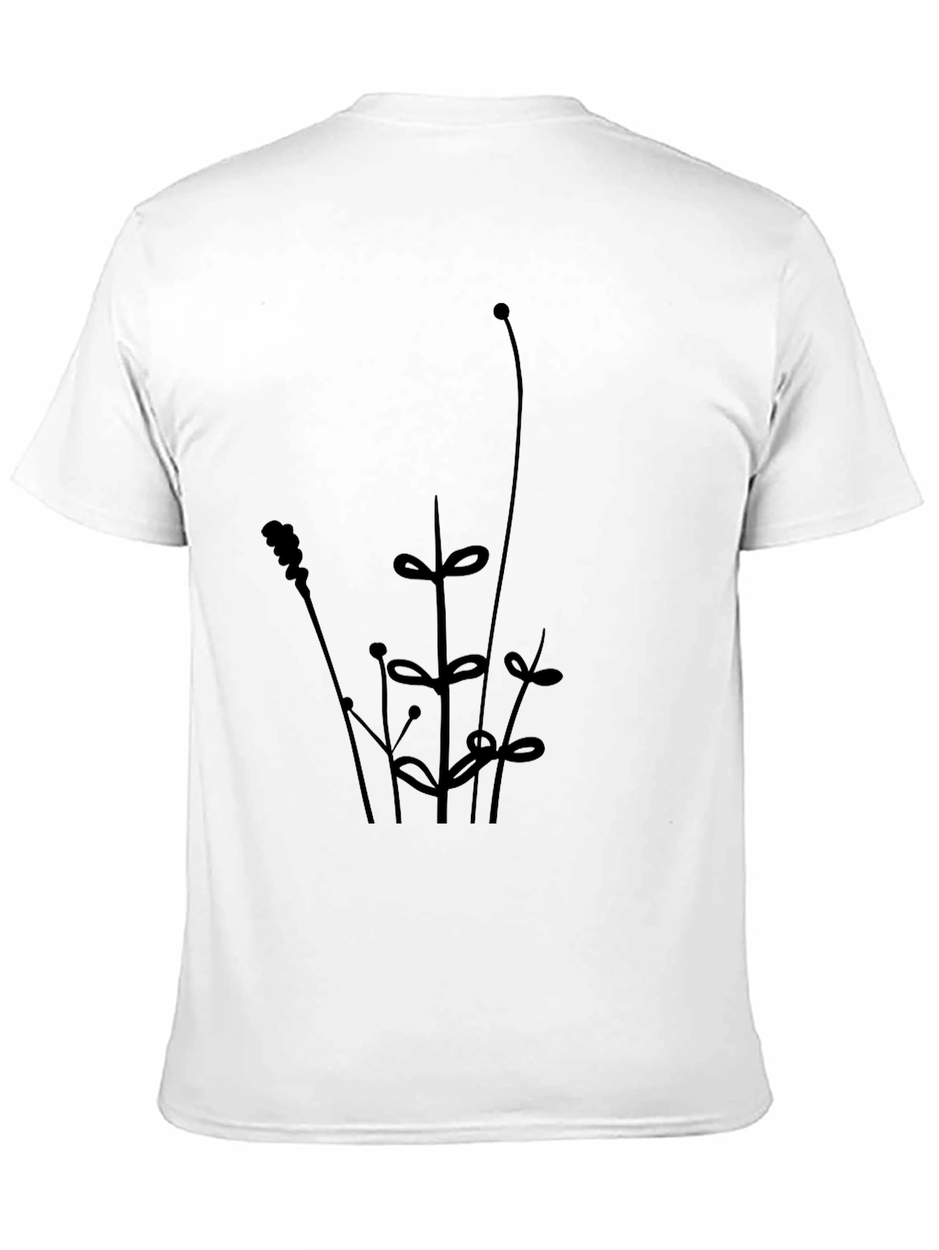 Black Black Floral Graphic Tee - Casual Style view 11