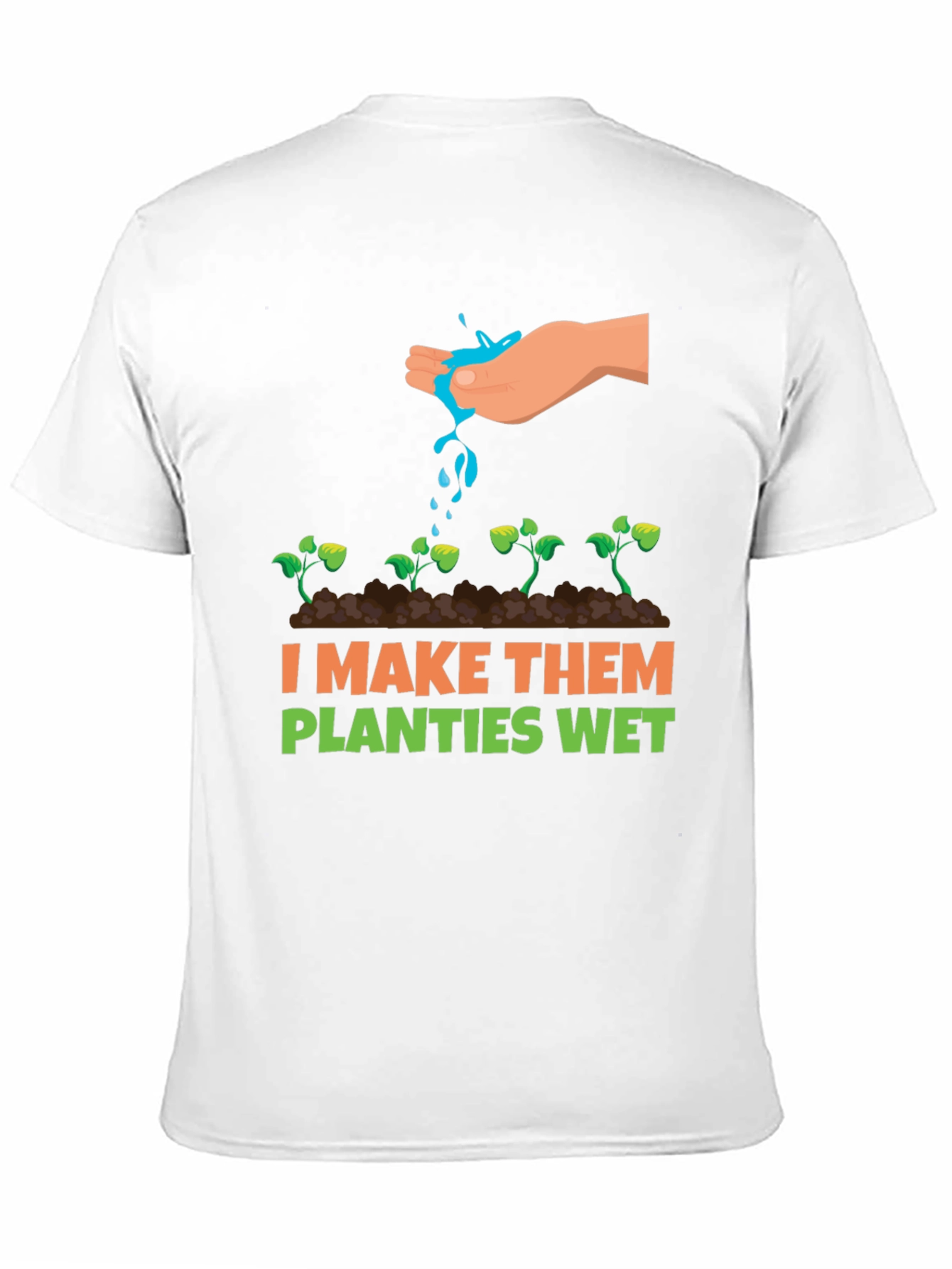 Black I Make Them Planties Wet Graphic Tee view 11