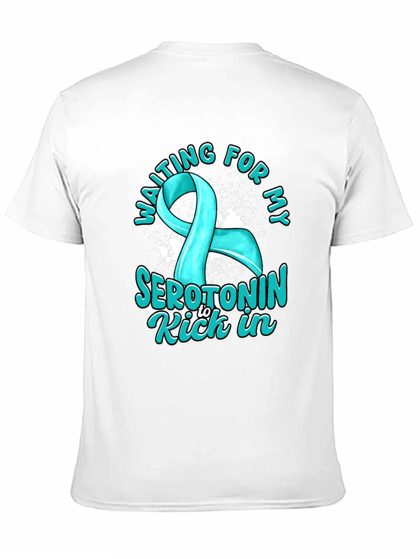 Black Serotonin Kick In T-Shirt Mental Health Awareness view 11