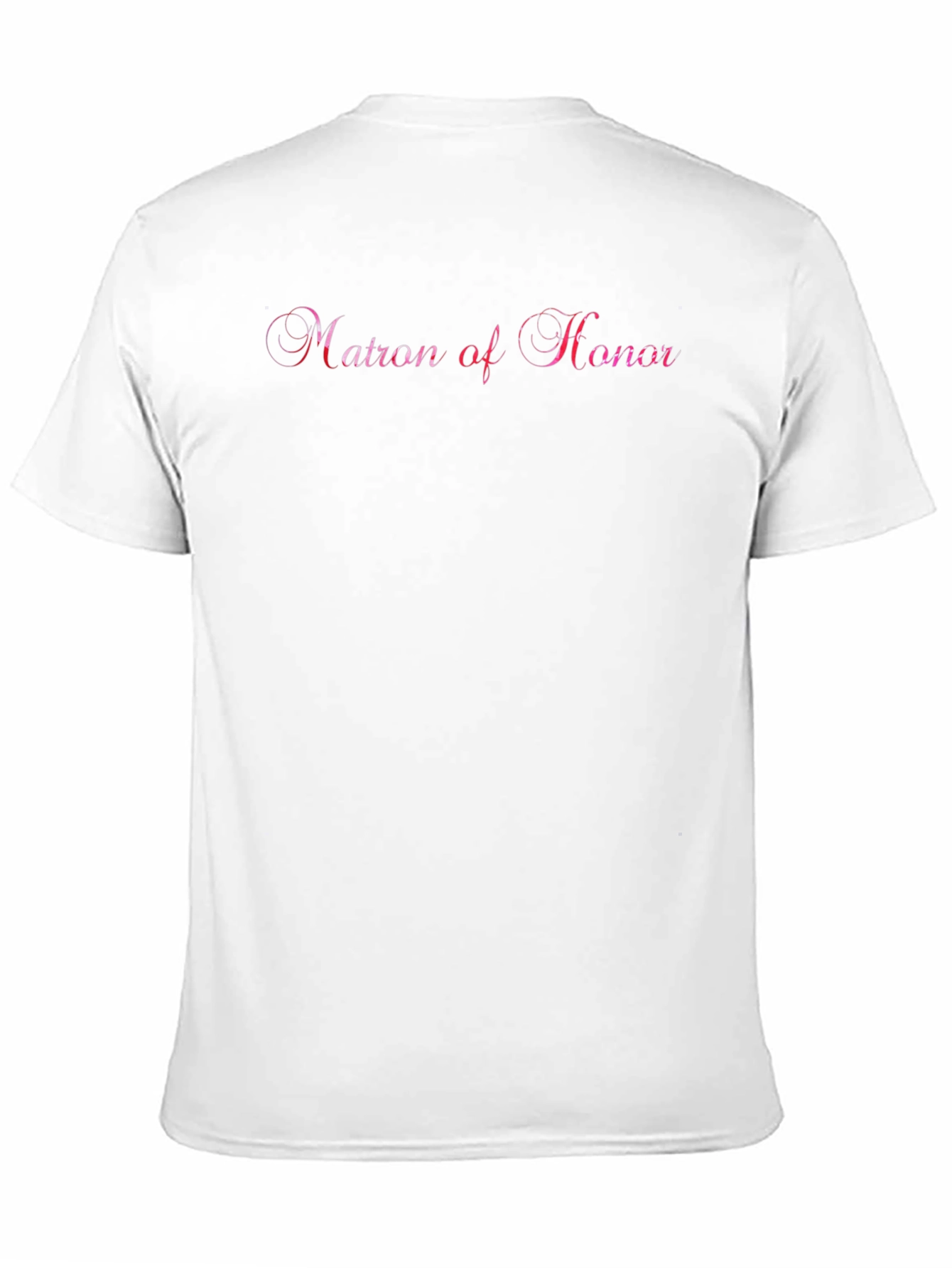Black Matron of Honor Black T-Shirt view 11