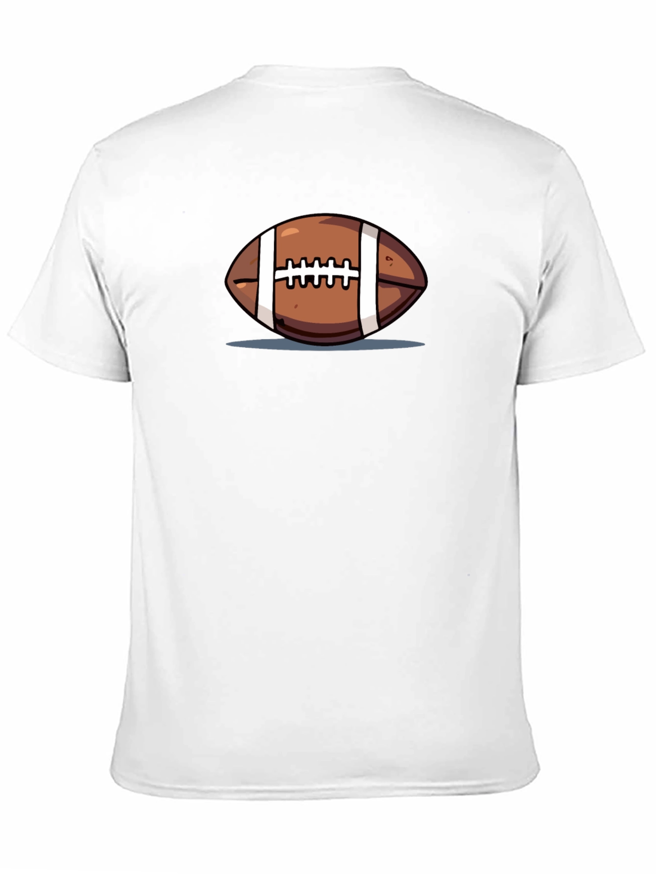 Black Football Graphic Black T-Shirt view 11
