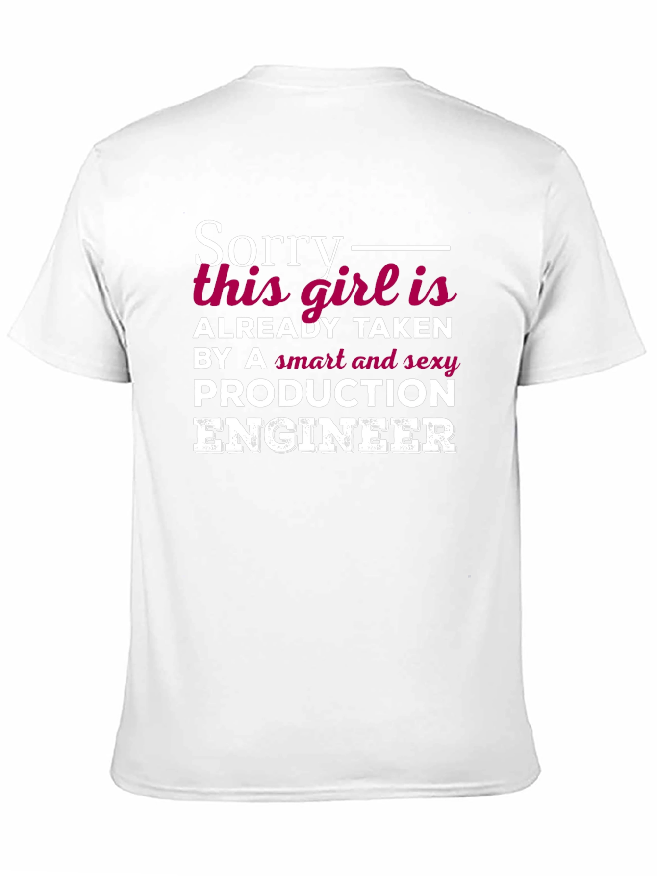 Black Production Engineer Girlfriend Tee view 11