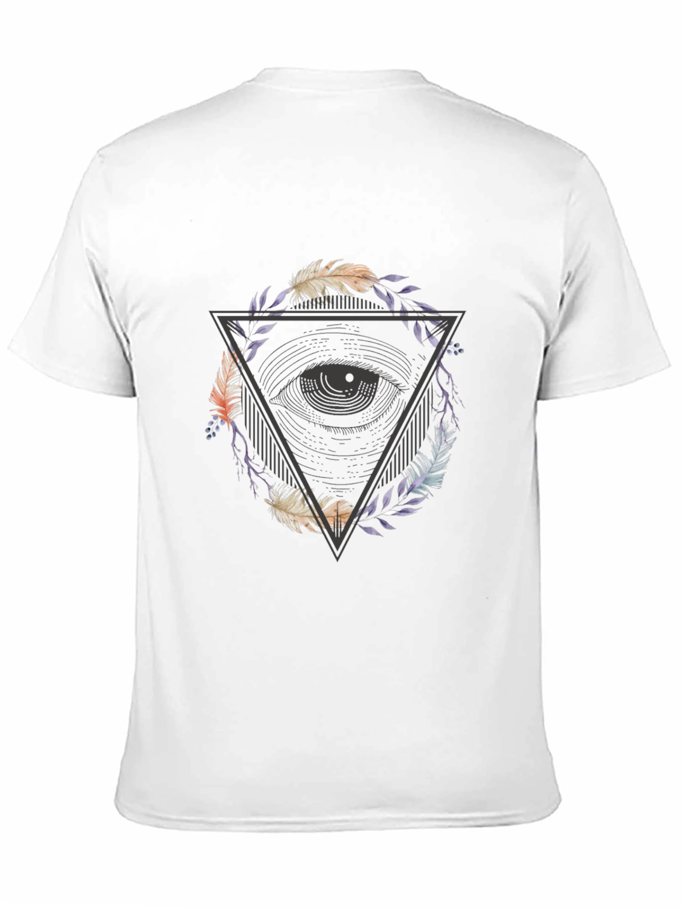 Black Eye of Providence Graphic Tee - Black view 11