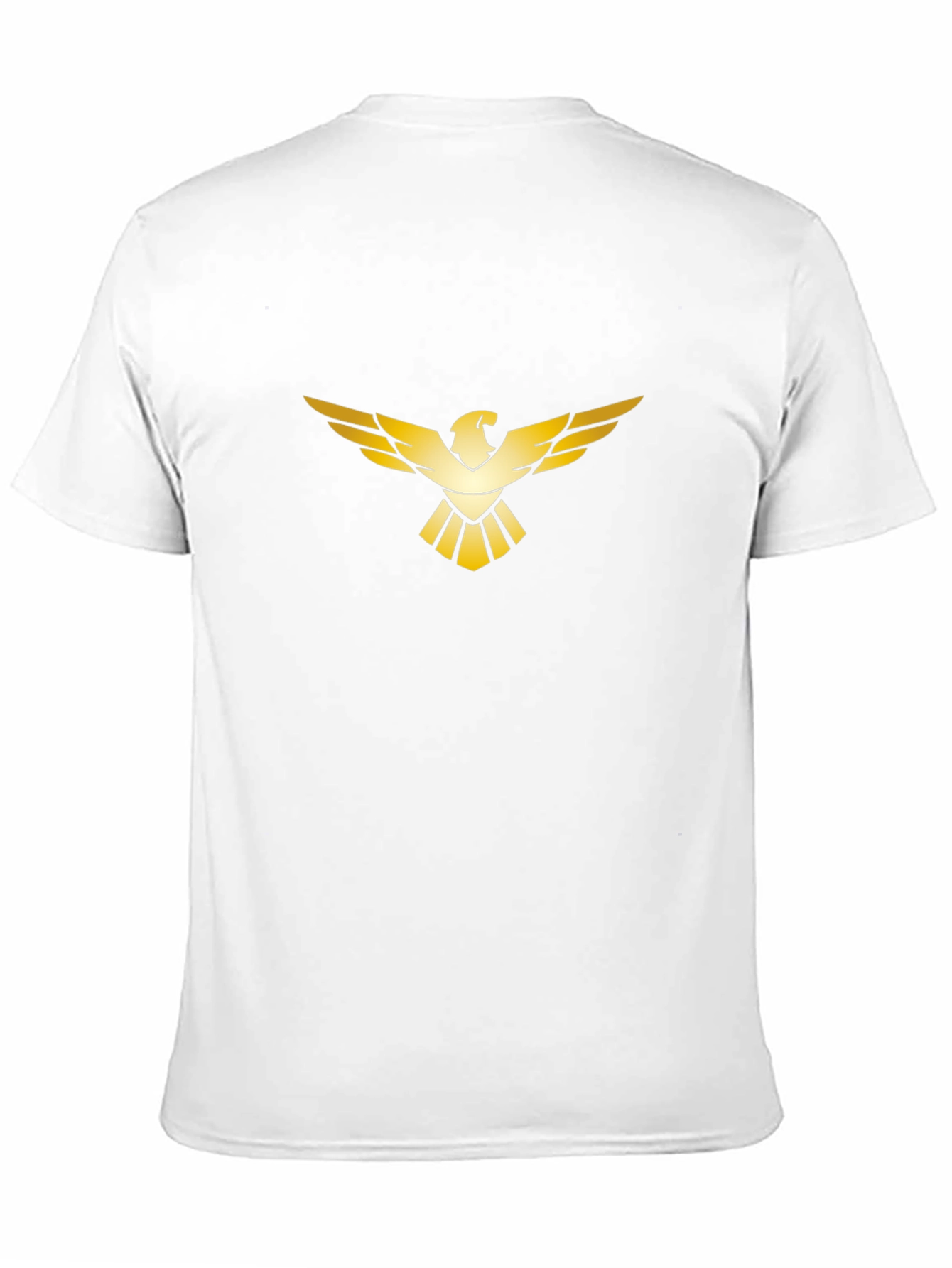 Black Golden Eagle Graphic Black T-Shirt view 11