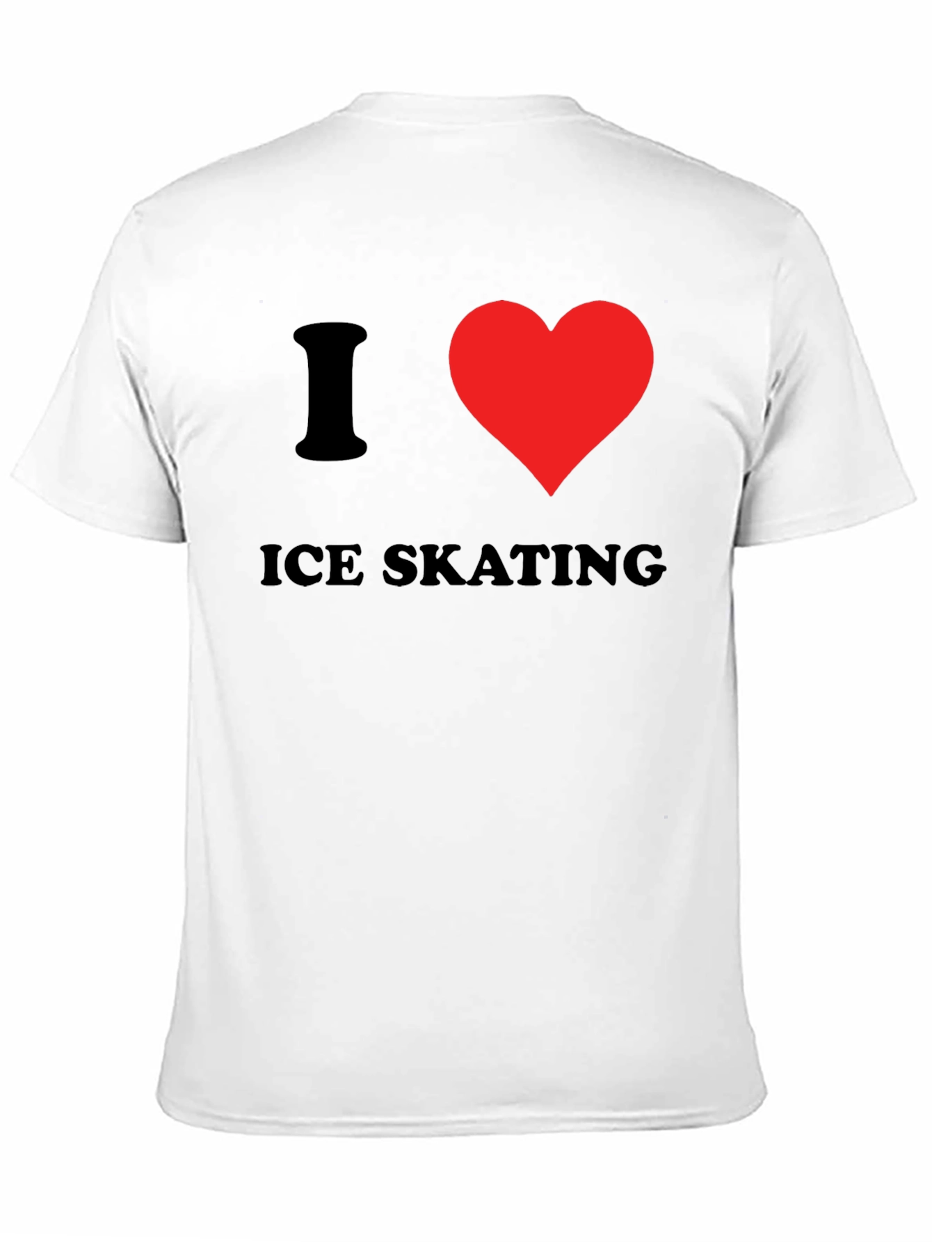 Black I Heart Ice Skating Graphic Tee view 11