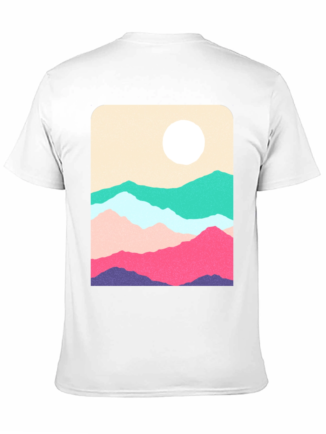 Black Mountainscape Graphic Tee view 11