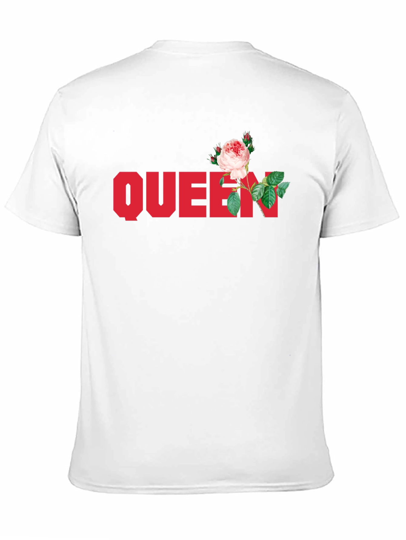 Black Queen Rose Graphic Tee - Stylish Black T-Shirt view 11