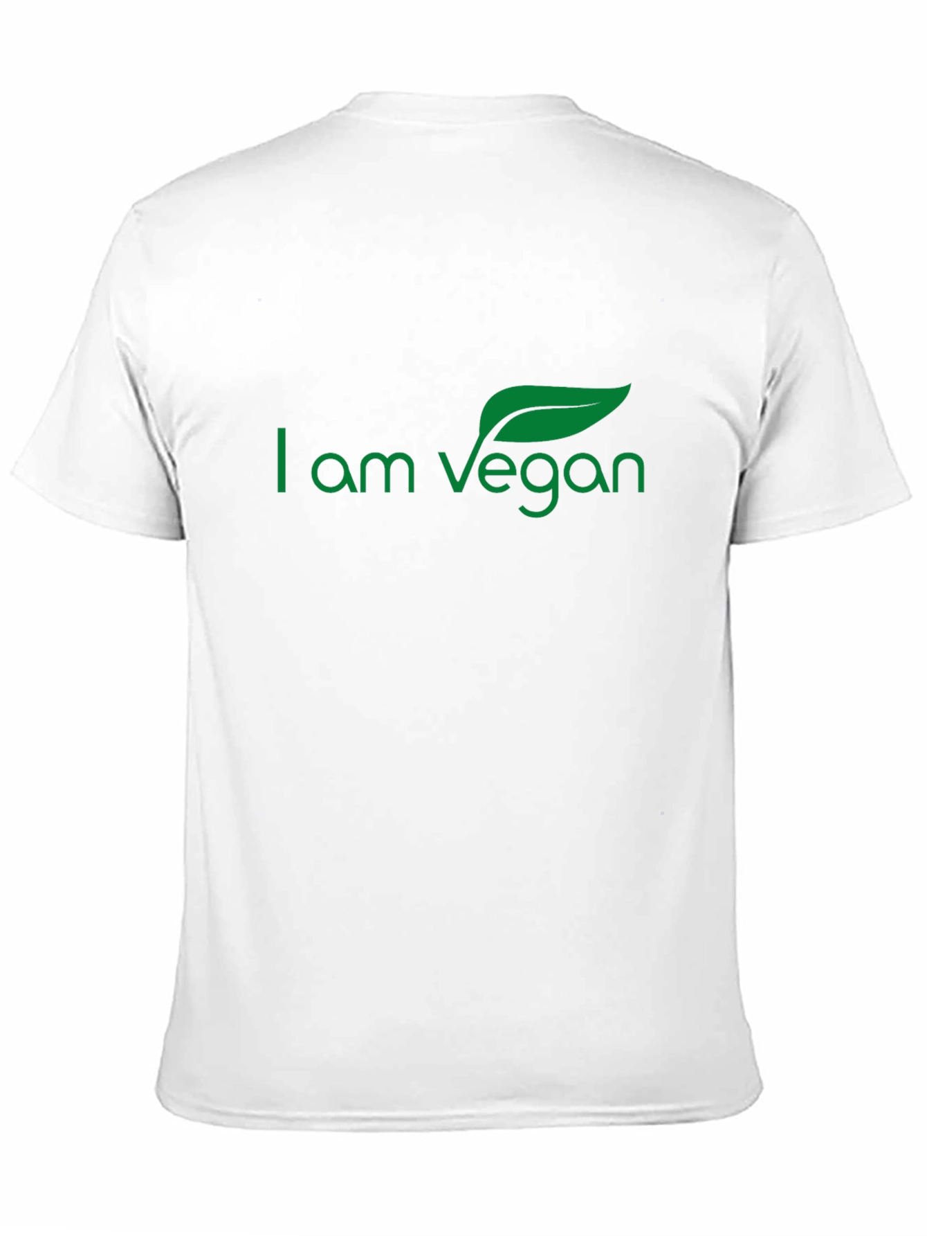 Black I Am Vegan Graphic Tee - Soft Cotton view 11