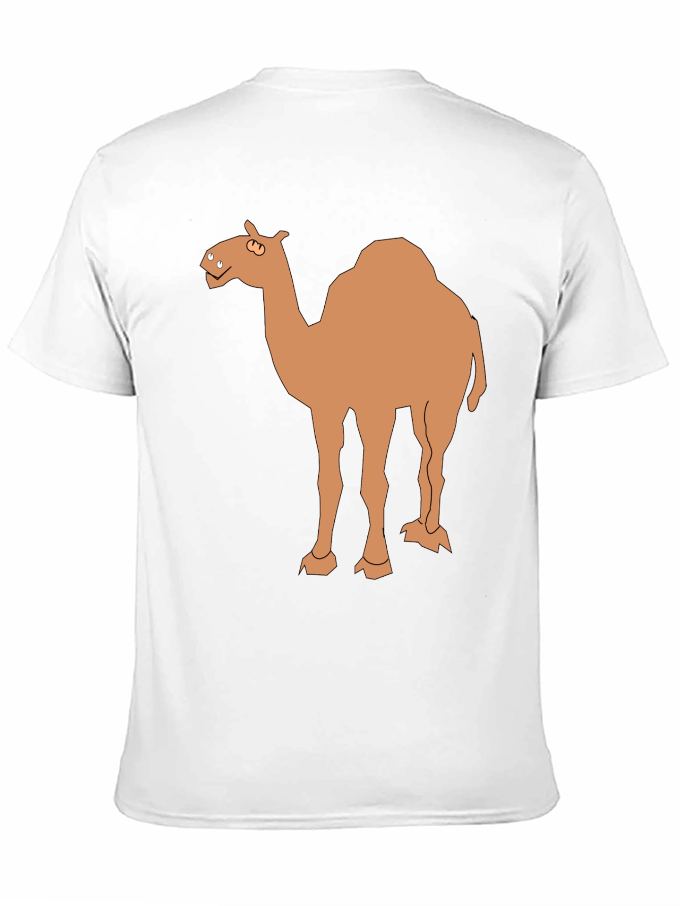 Black Camel Graphic Tee - Black Cotton T-Shirt view 11