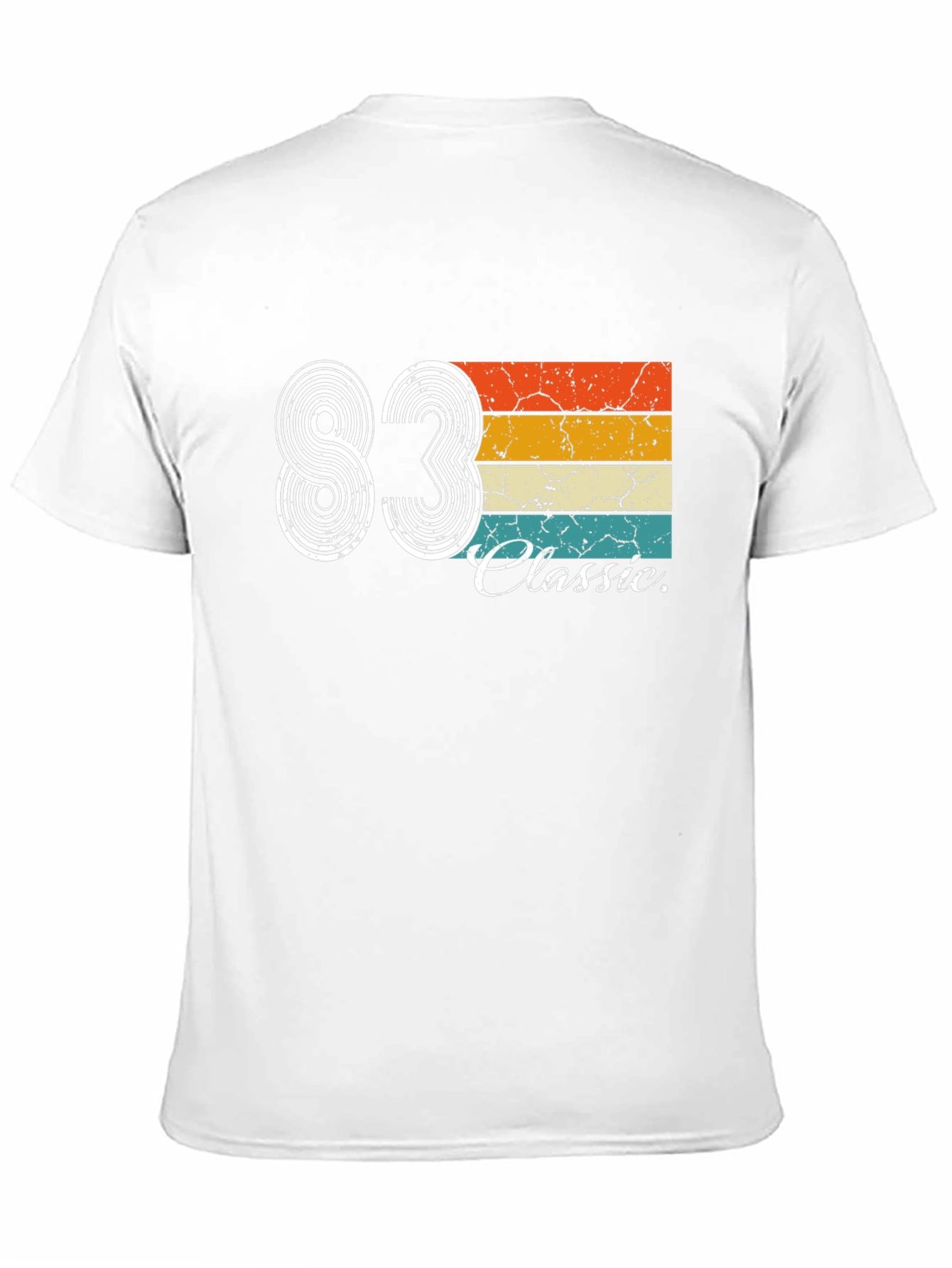 Black Vintage 1983 Classic T-Shirt view 11