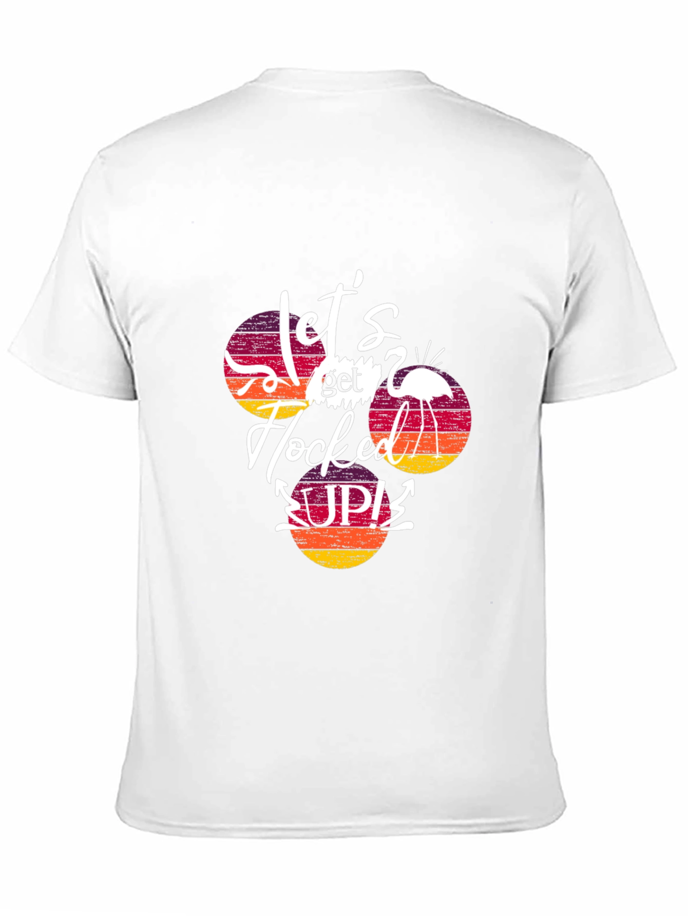 Black Let's Get Flocked Up! T-Shirt view 11