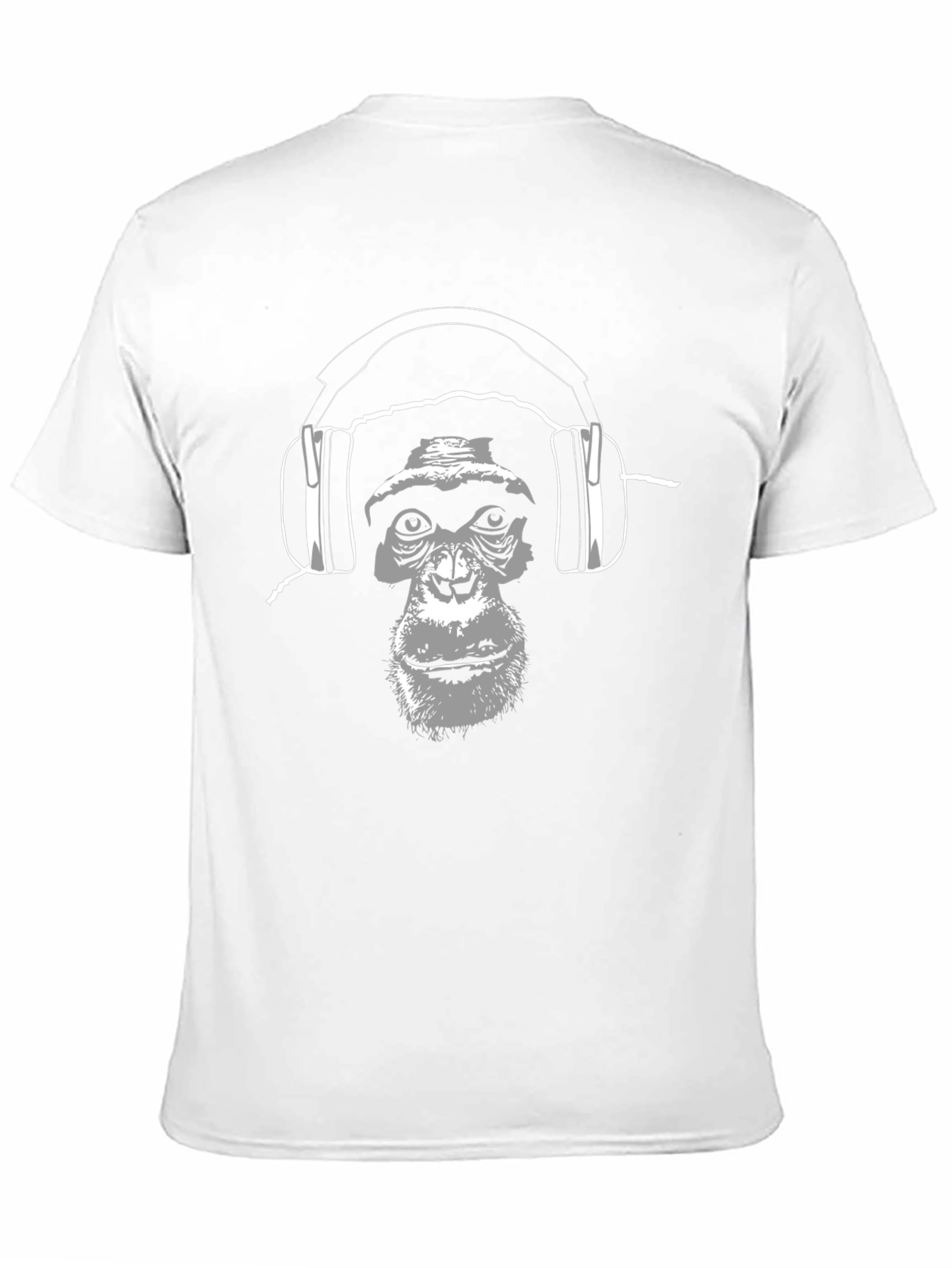 Black Cool Ape DJ Black T-Shirt view 11