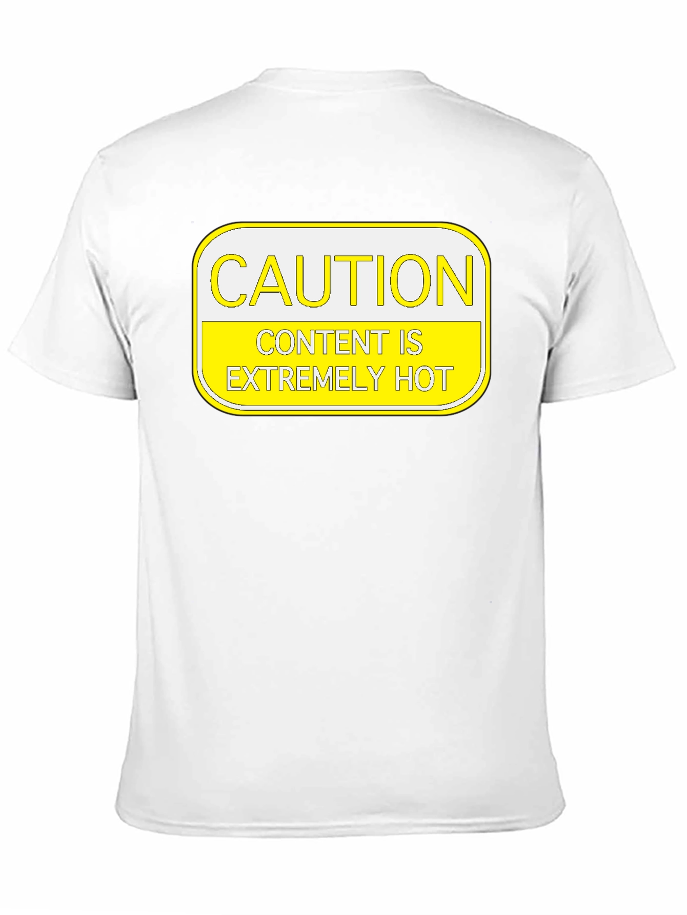 Black Caution: Content Is Extremely Hot T-Shirt view 11