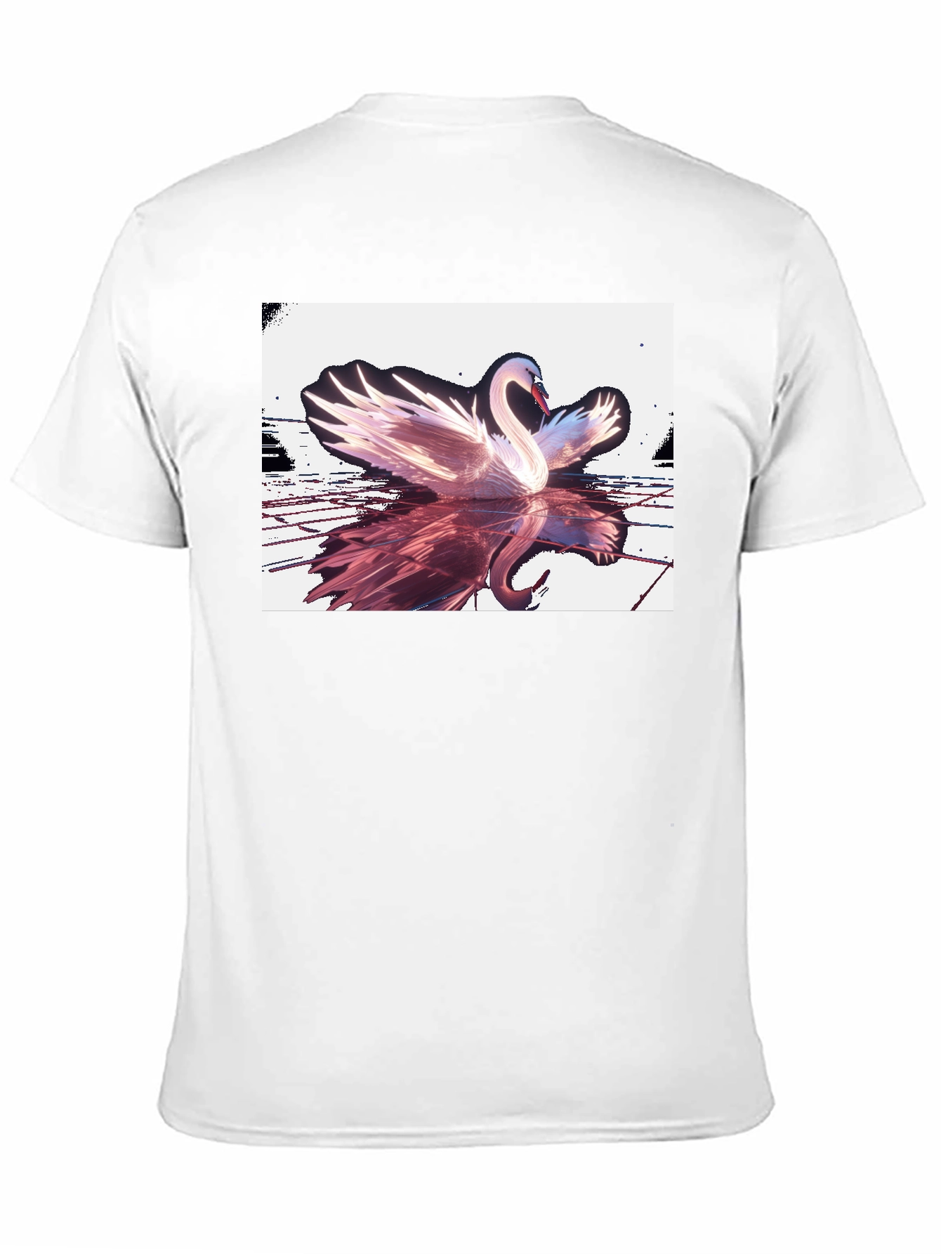 Black Swan Reflection Graphic Tee - Black view 11