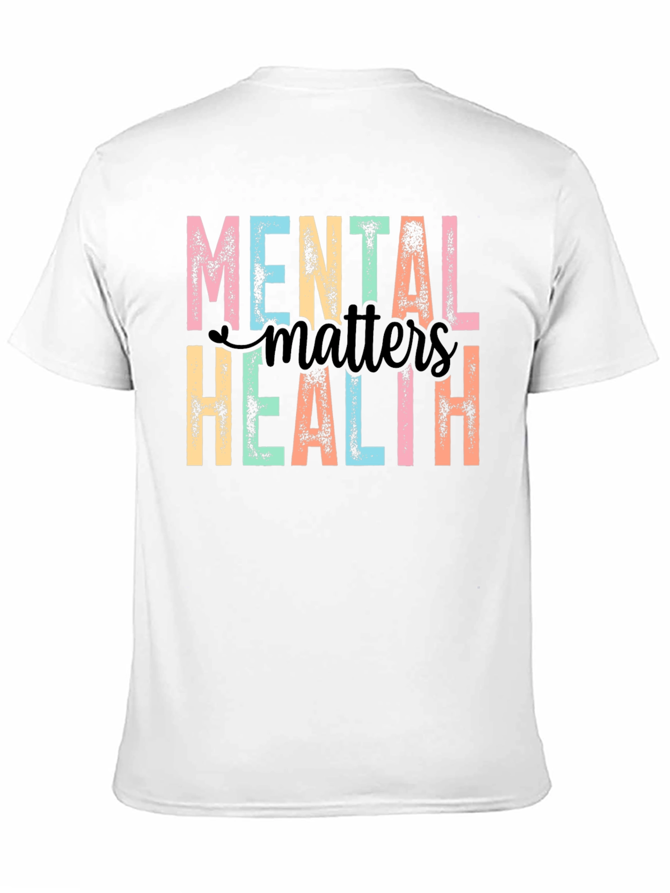 Black Mental Health Matters Graphic Tee - Black view 11