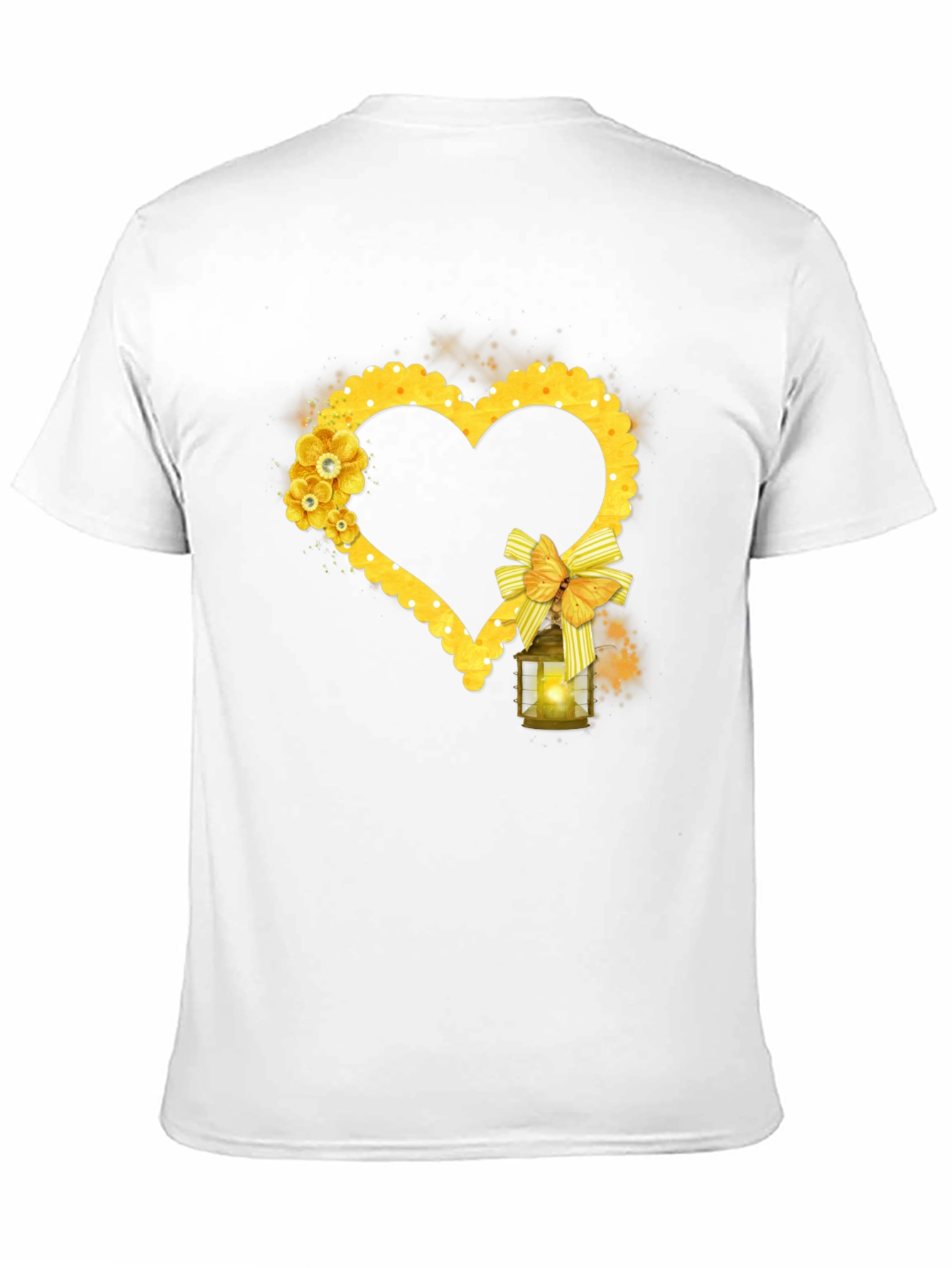 Black Heart Lantern Graphic Tee - Black view 11