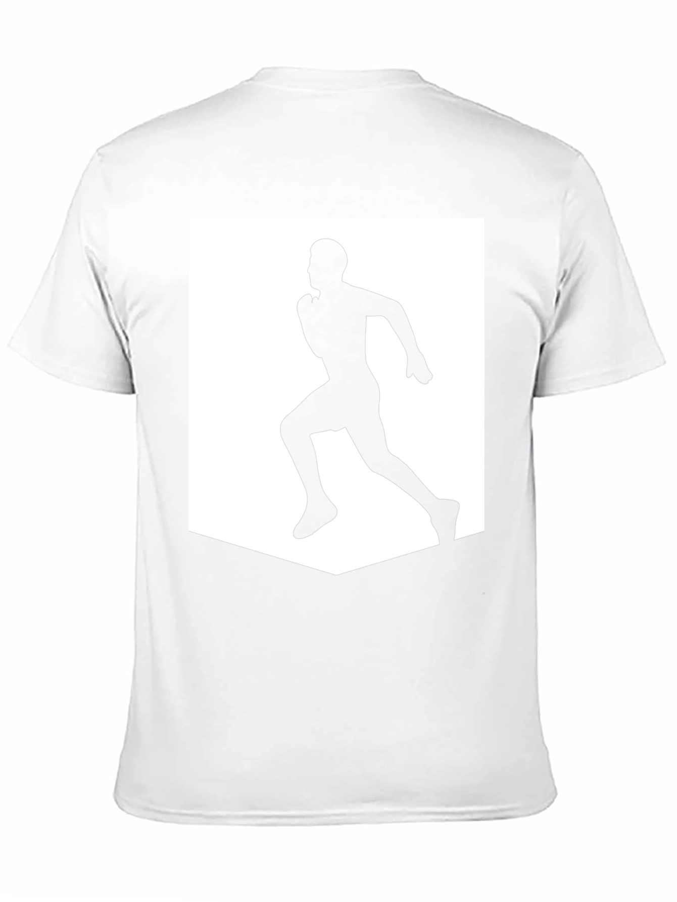 Black Men's Black Running Graphic Tee view 11