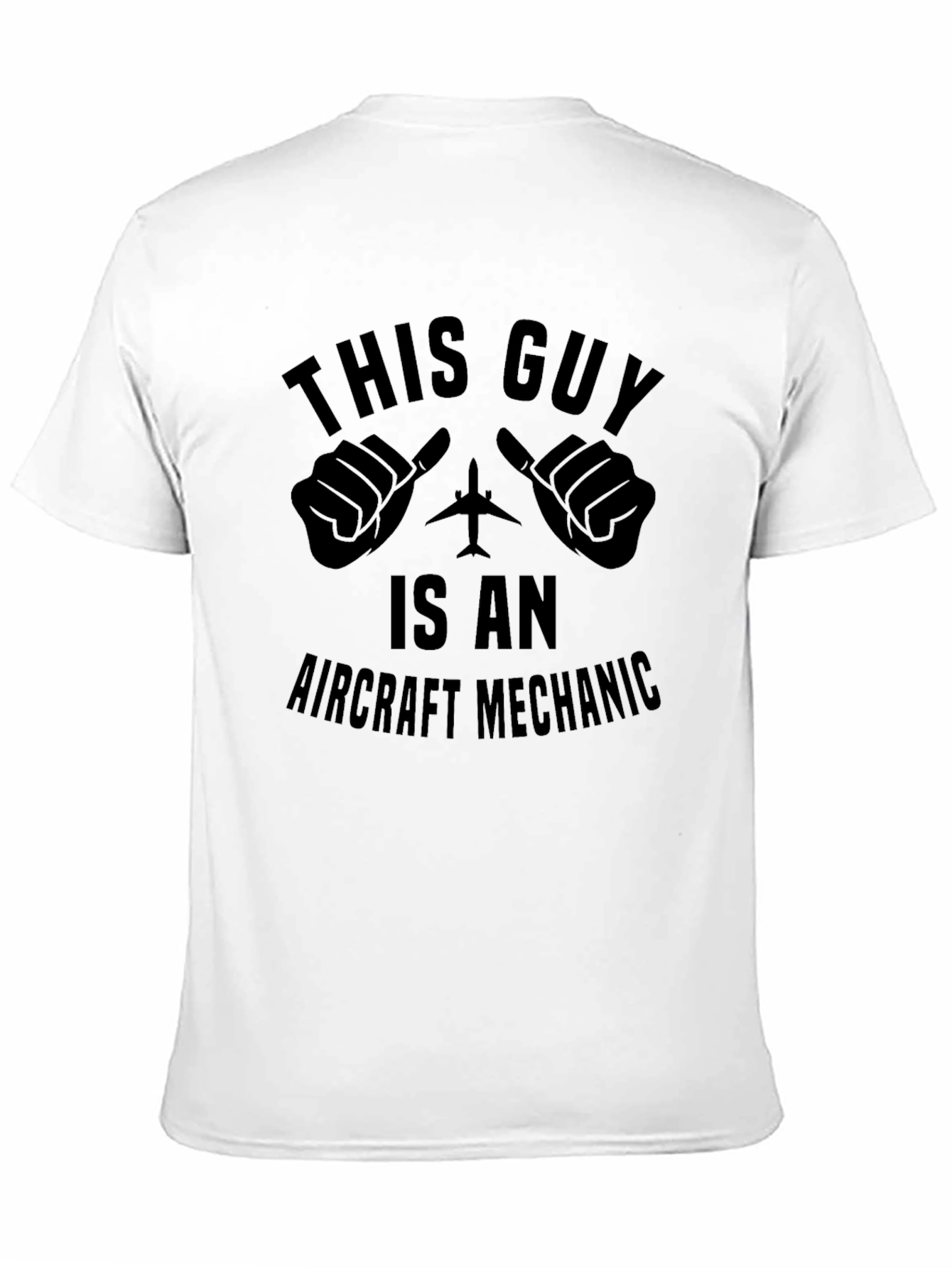 Black Aircraft Mechanic T-Shirt - Funny Gift for Aviation Enthusiasts view 11