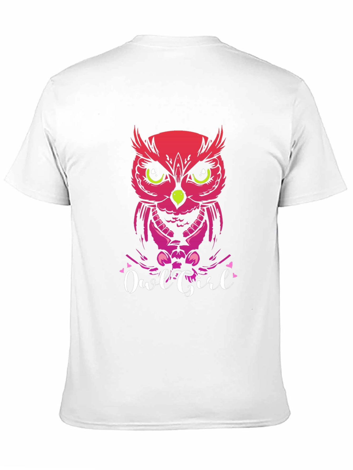 Black Owl Girl Graphic Tee - Unique Fashion Statement view 11