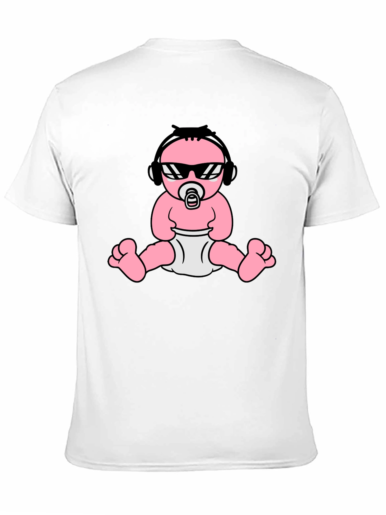 Black Cool Baby Graphic Tee - Black view 11