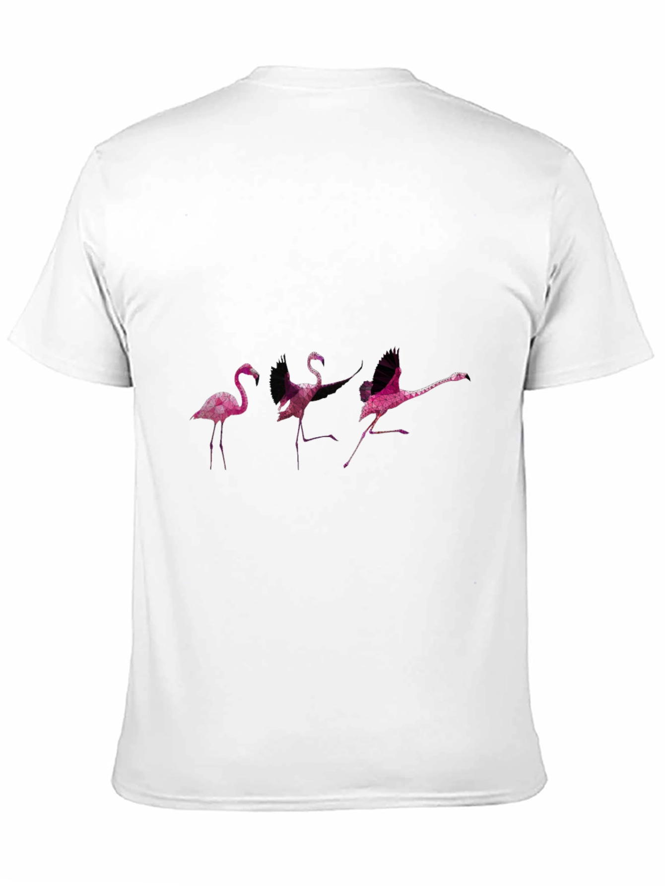 Black Flamingo Dance Black T-Shirt view 11