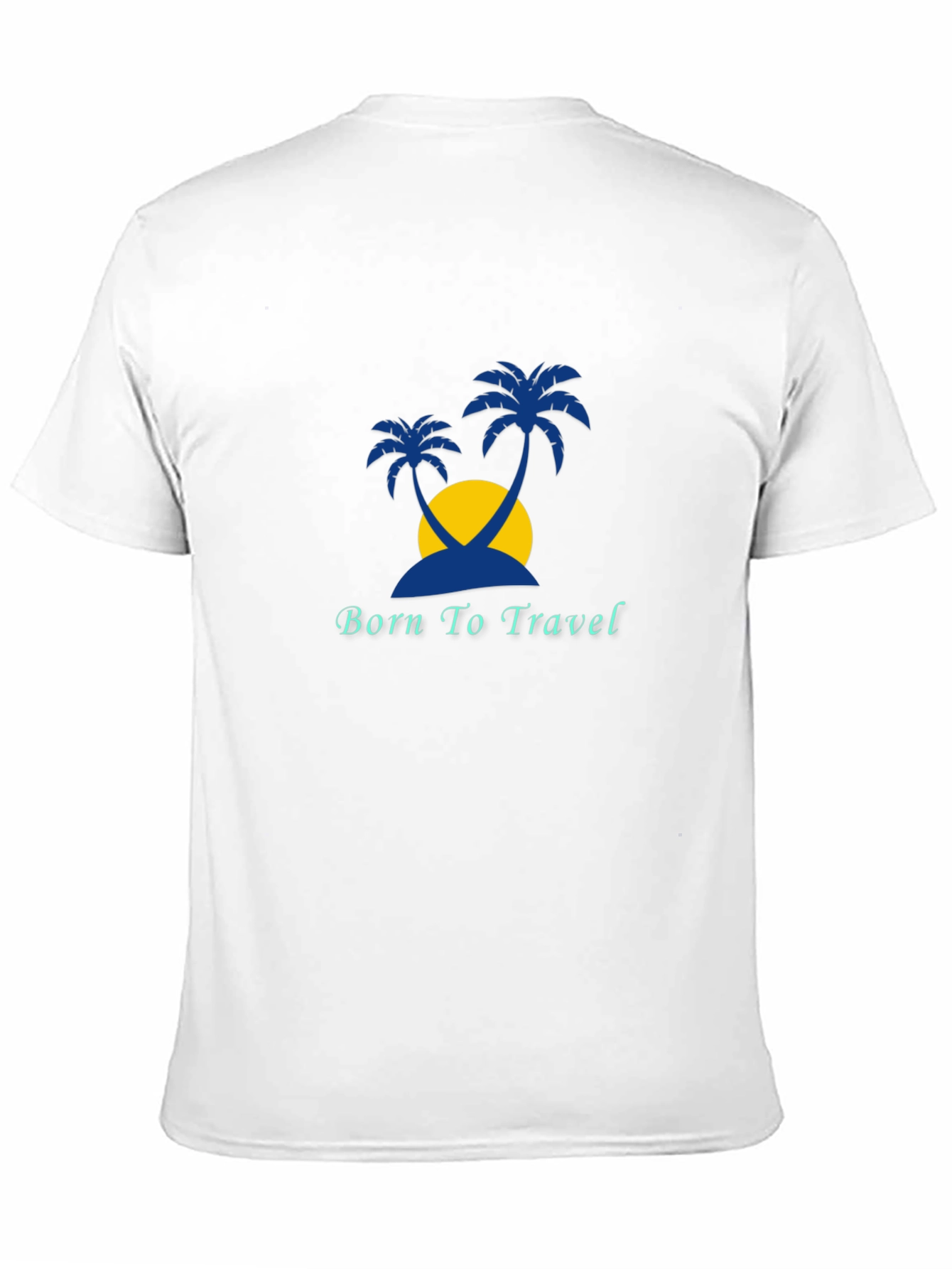 Black Born to Travel Graphic Tee view 11