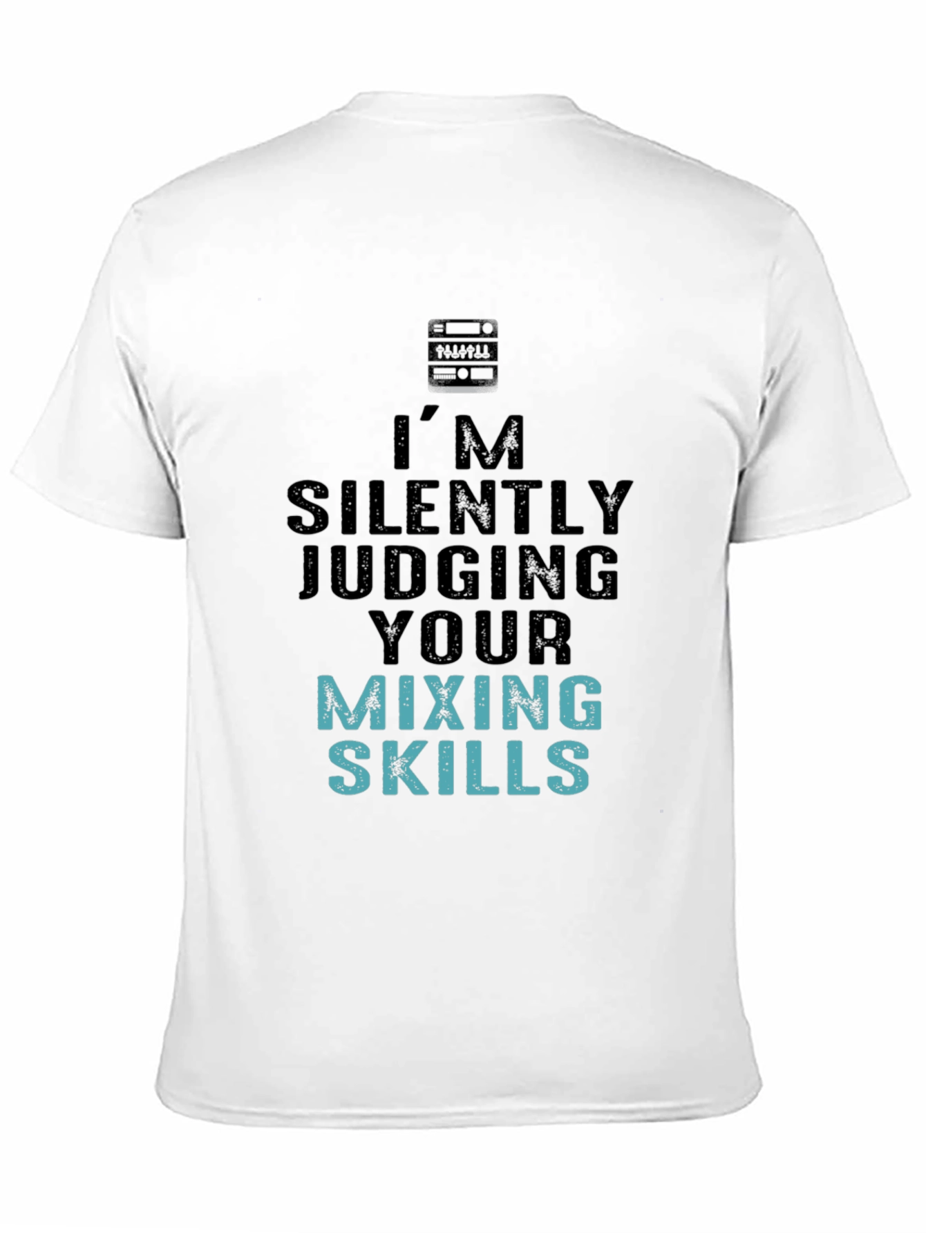 Black Silently Judging Mixing Skills Graphic Tee view 11