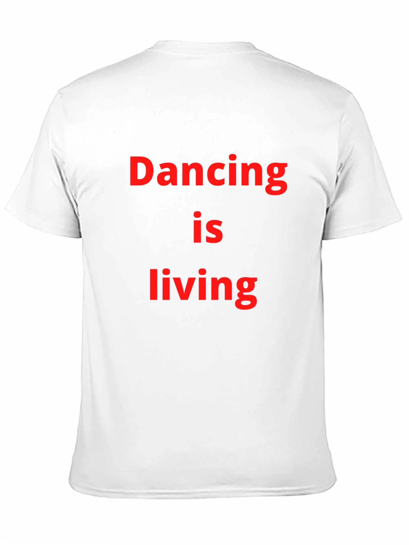 Black Dancing is Living T-Shirt - Black Crew Neck Tee view 11