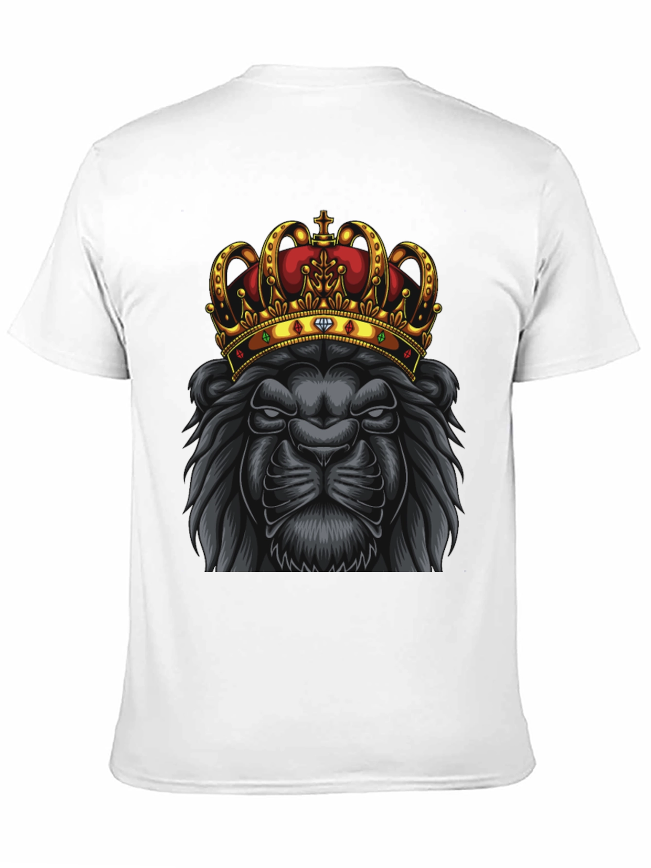 Black Lion King Graphic Tee - Black view 11