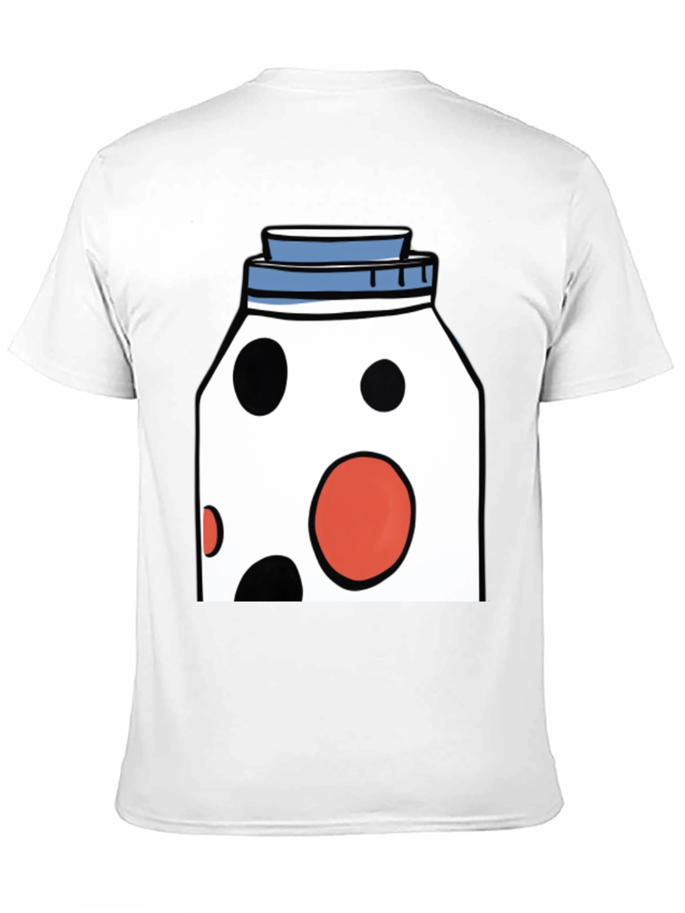 Black Funky Polka Dot Jar Graphic T-Shirt view 11