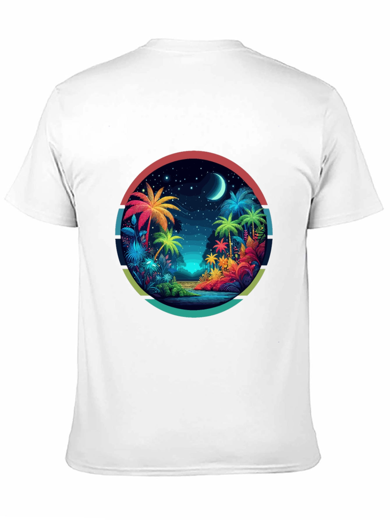 Black Tropical Palms Graphic Tee - Island Vibes view 11
