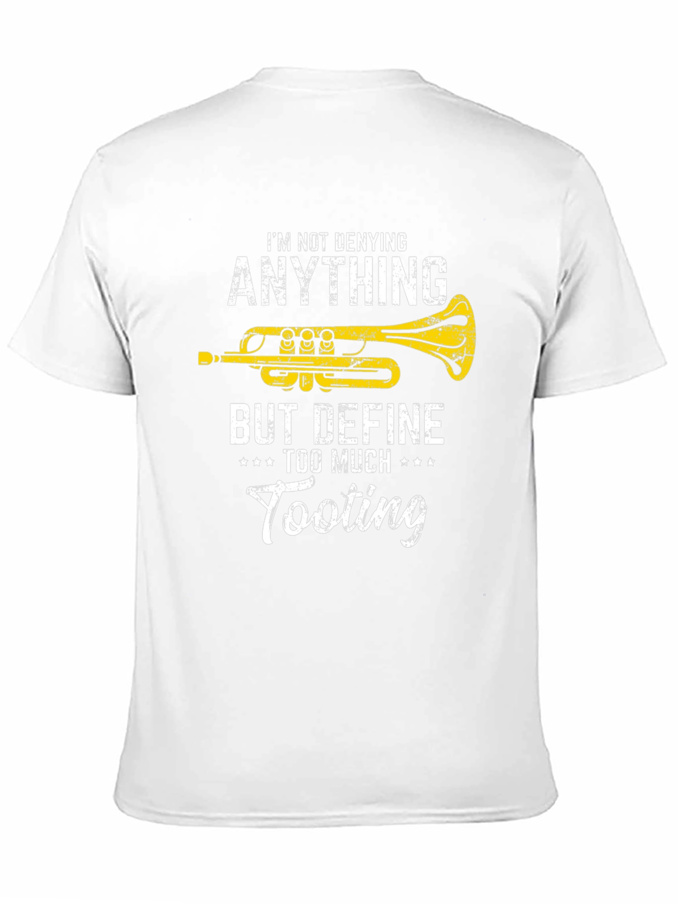 Black Funny Trumpet T-Shirt - Define Tooting view 11