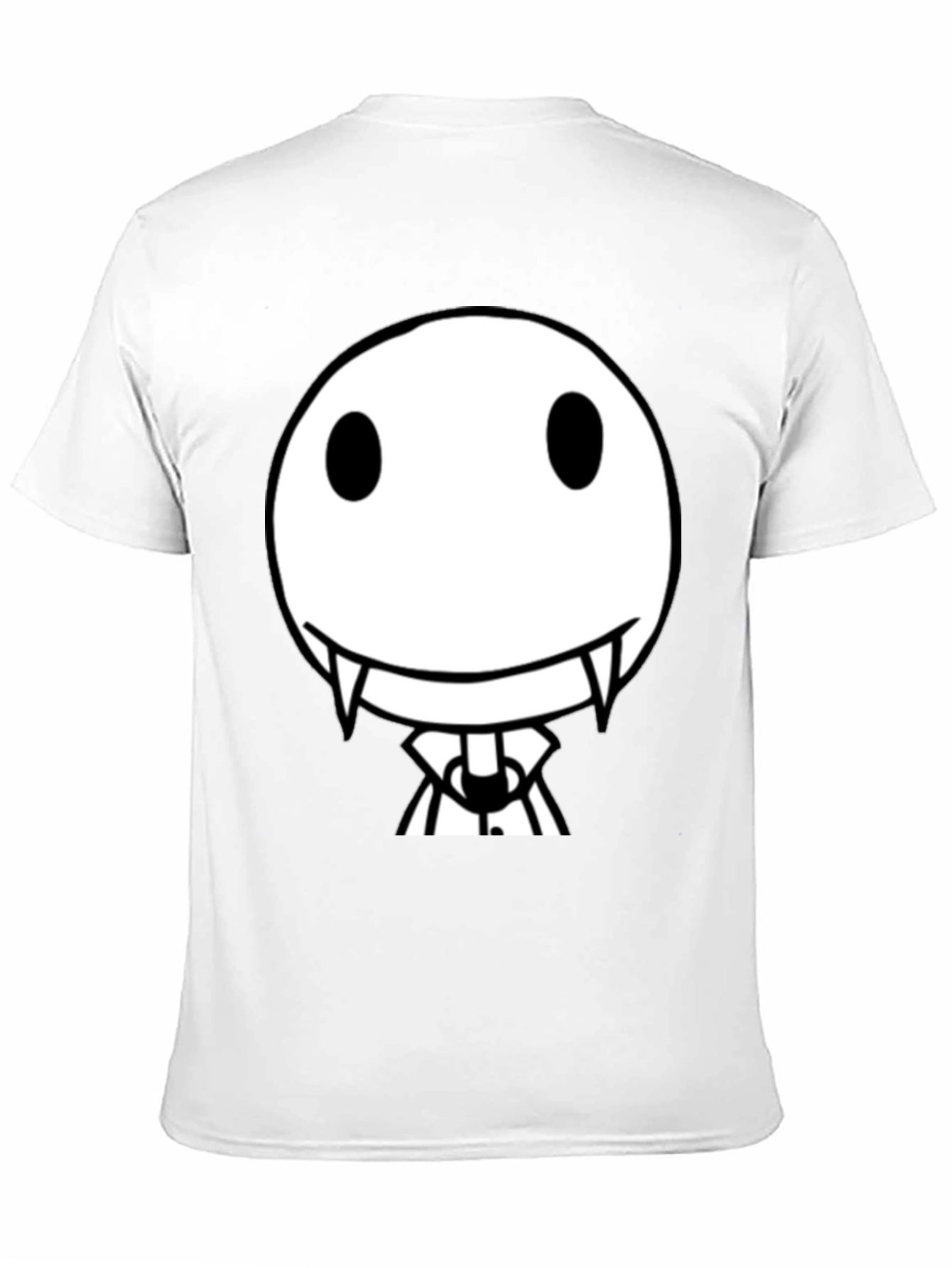 Black Spooky Smile Black T-Shirt view 11