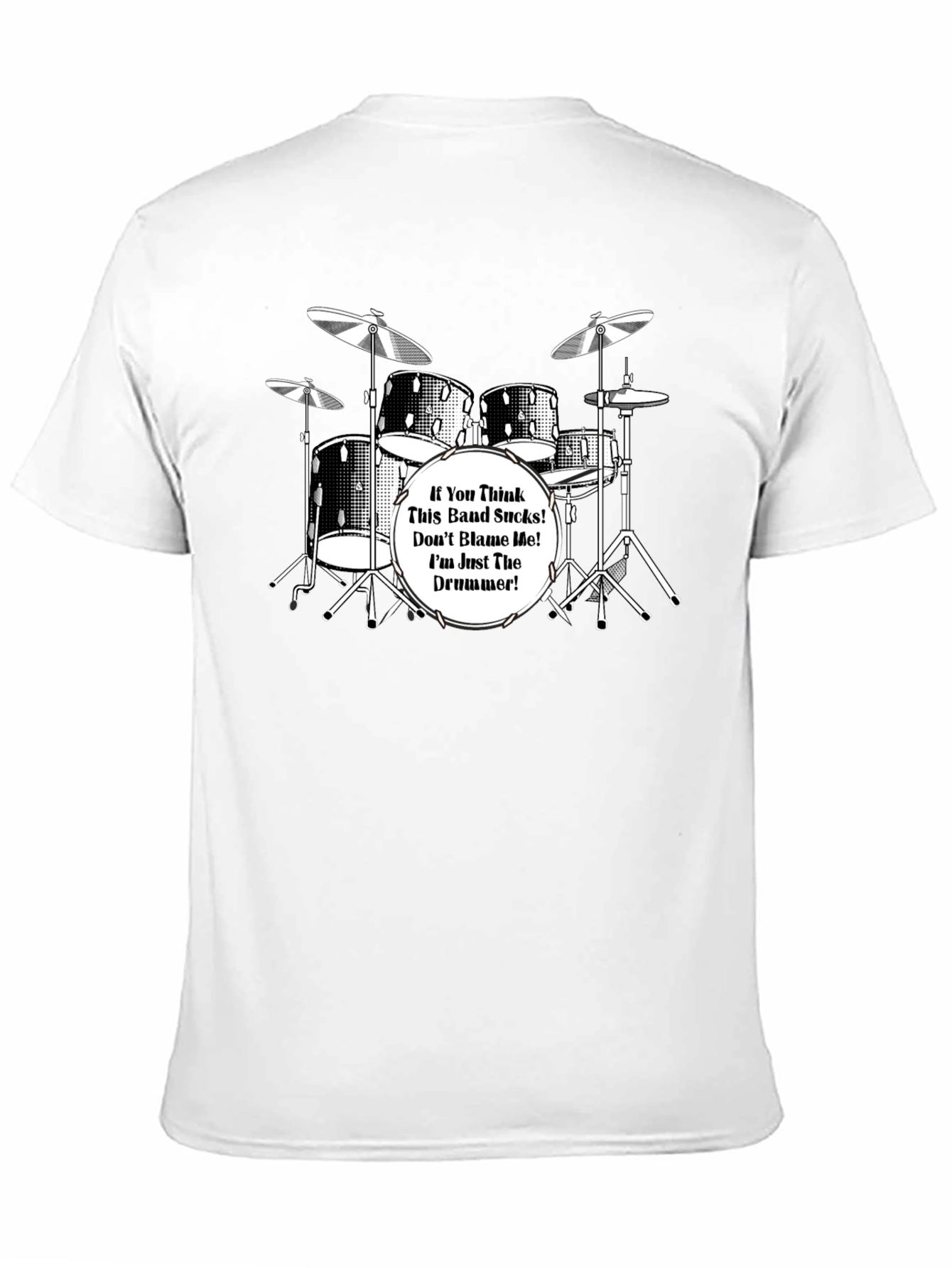 Black Drummer T-Shirt - Don't Blame Me! view 11
