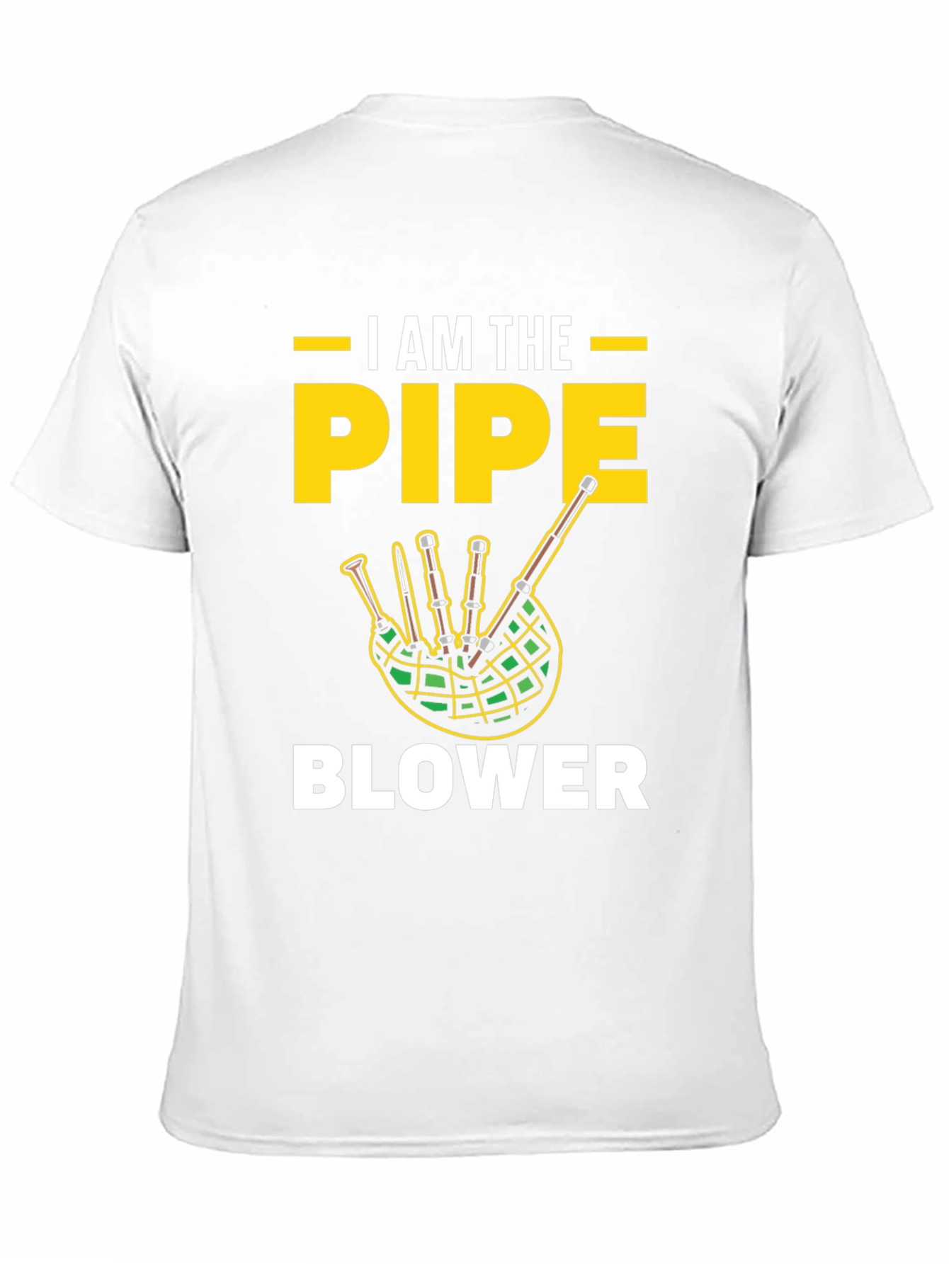 Black I AM THE PIPE BLOWER Graphic T-Shirt view 11