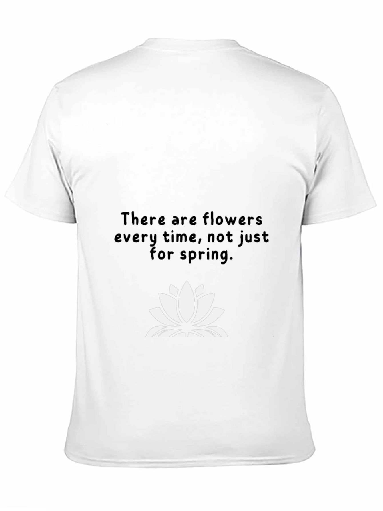 Black Floral Graphic Tee - Flowers Every Time view 11