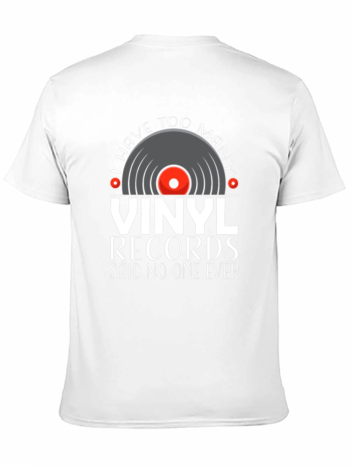 Black Vinyl Records Graphic Tee - Music Lover T-Shirt view 11
