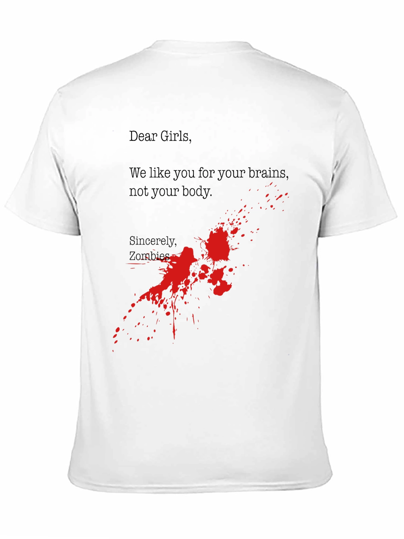 Black Zombie Brains T-Shirt - Funny Horror Tee view 11