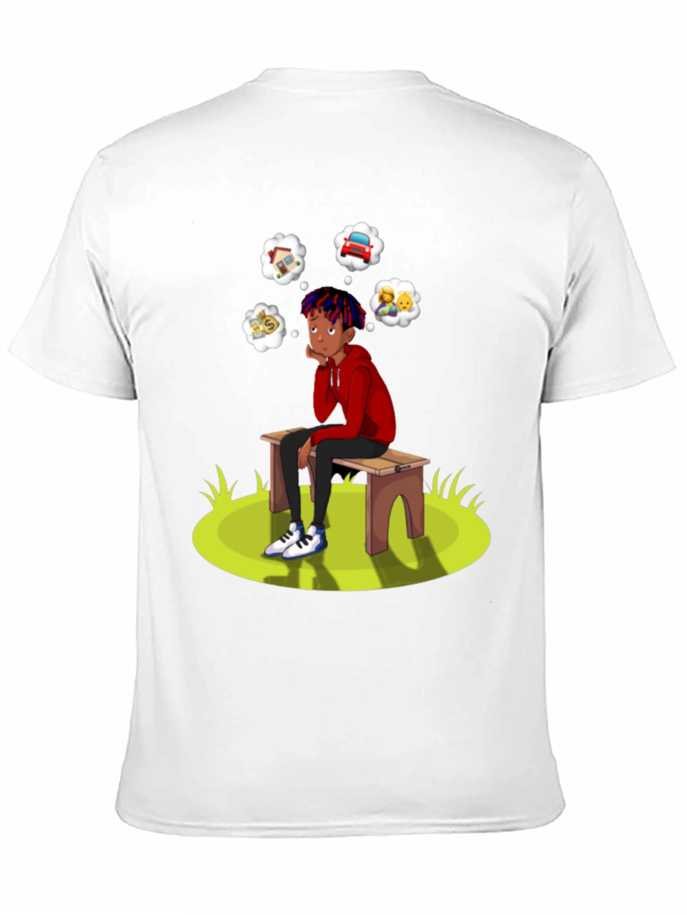 Black Dreamer T-Shirt Black Cotton Blend Unique Design view 11