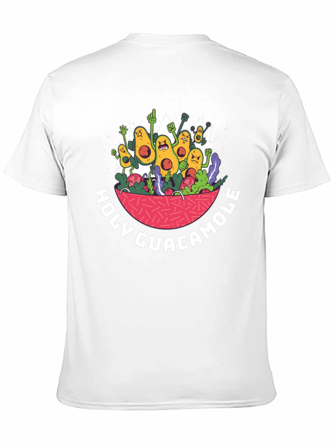 Black Holy Guacamole T-Shirt Funny Avocado Graphic Tee view 11