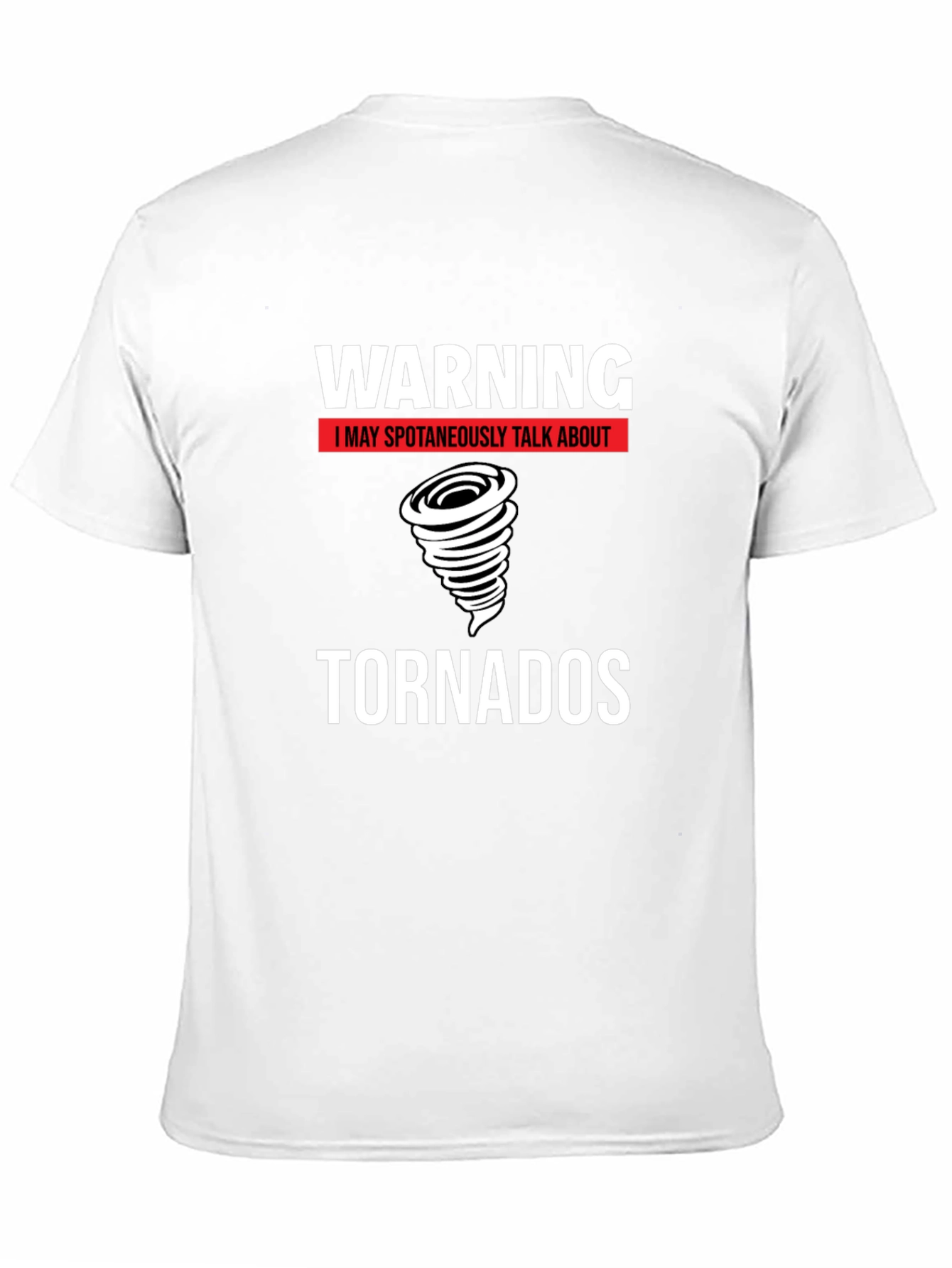 Black Warning Tornadoes T-Shirt view 11