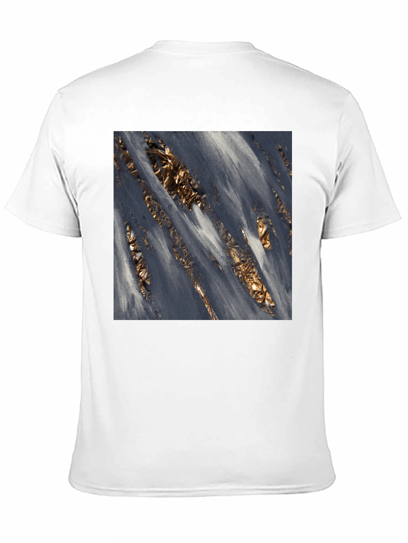 Black Abstract Art Black T-Shirt view 11