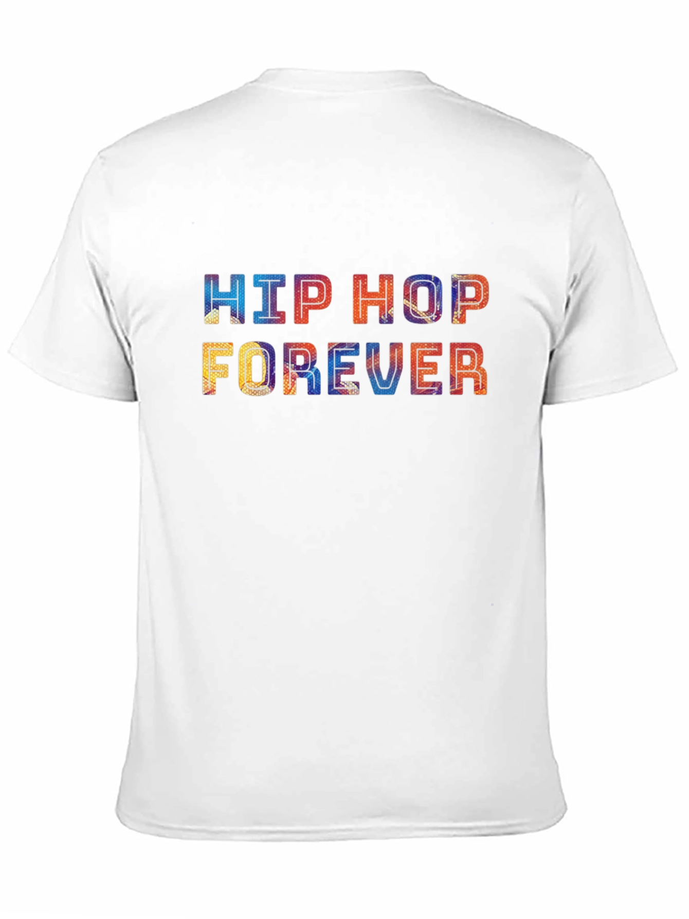 Black Hip Hop Forever Graphic Print T-Shirt view 11