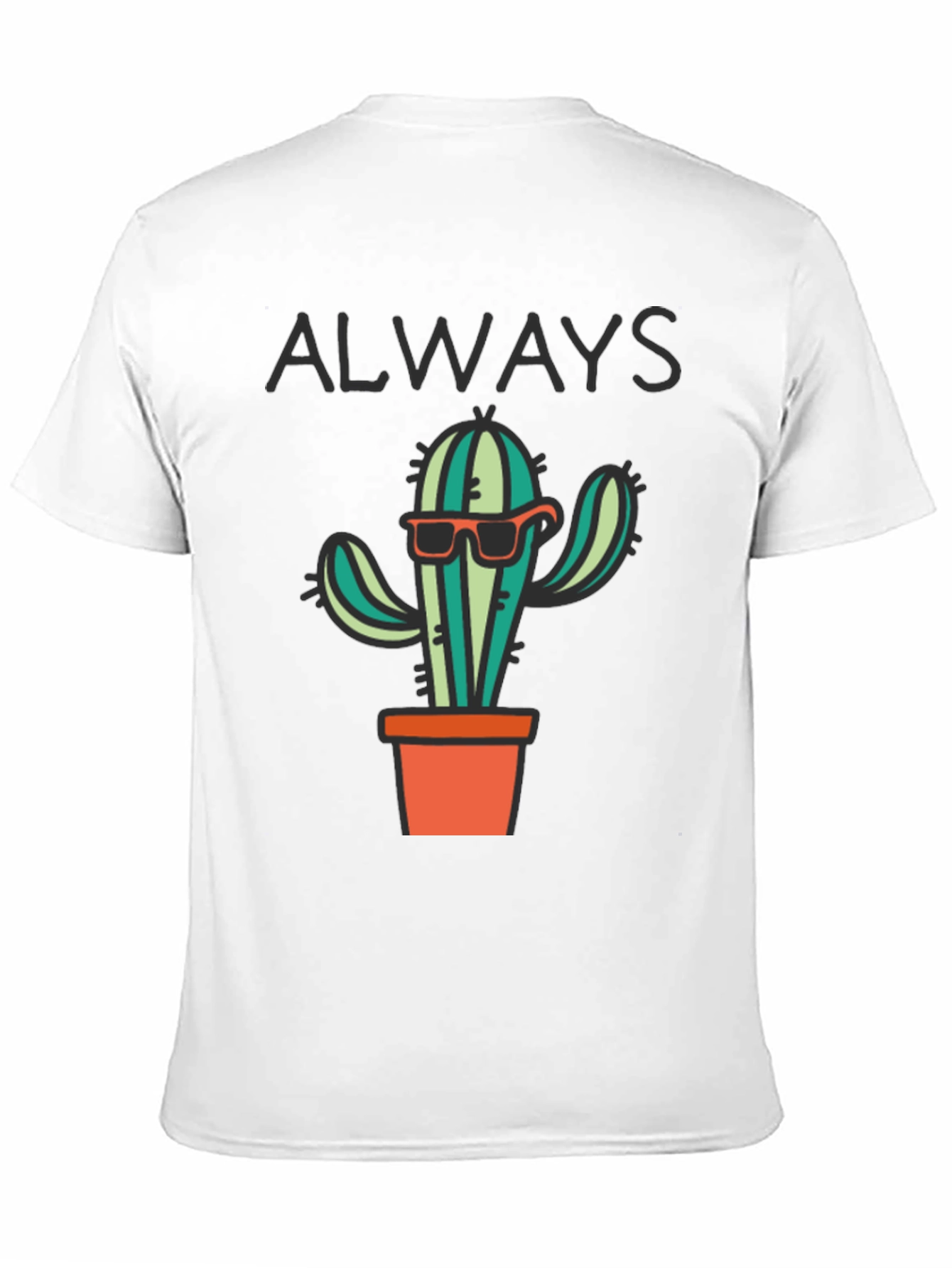 Black Cool Cactus T-Shirt view 11