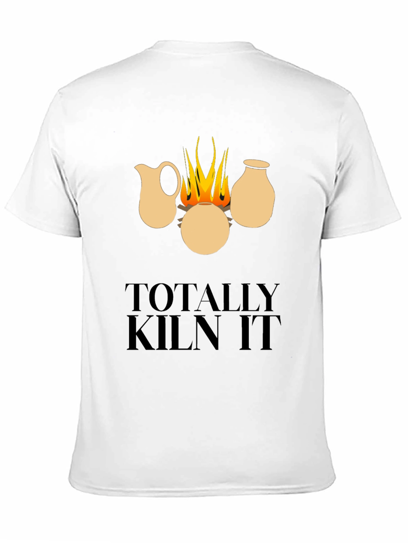 Black Totally Kiln It Pottery T-Shirt view 11