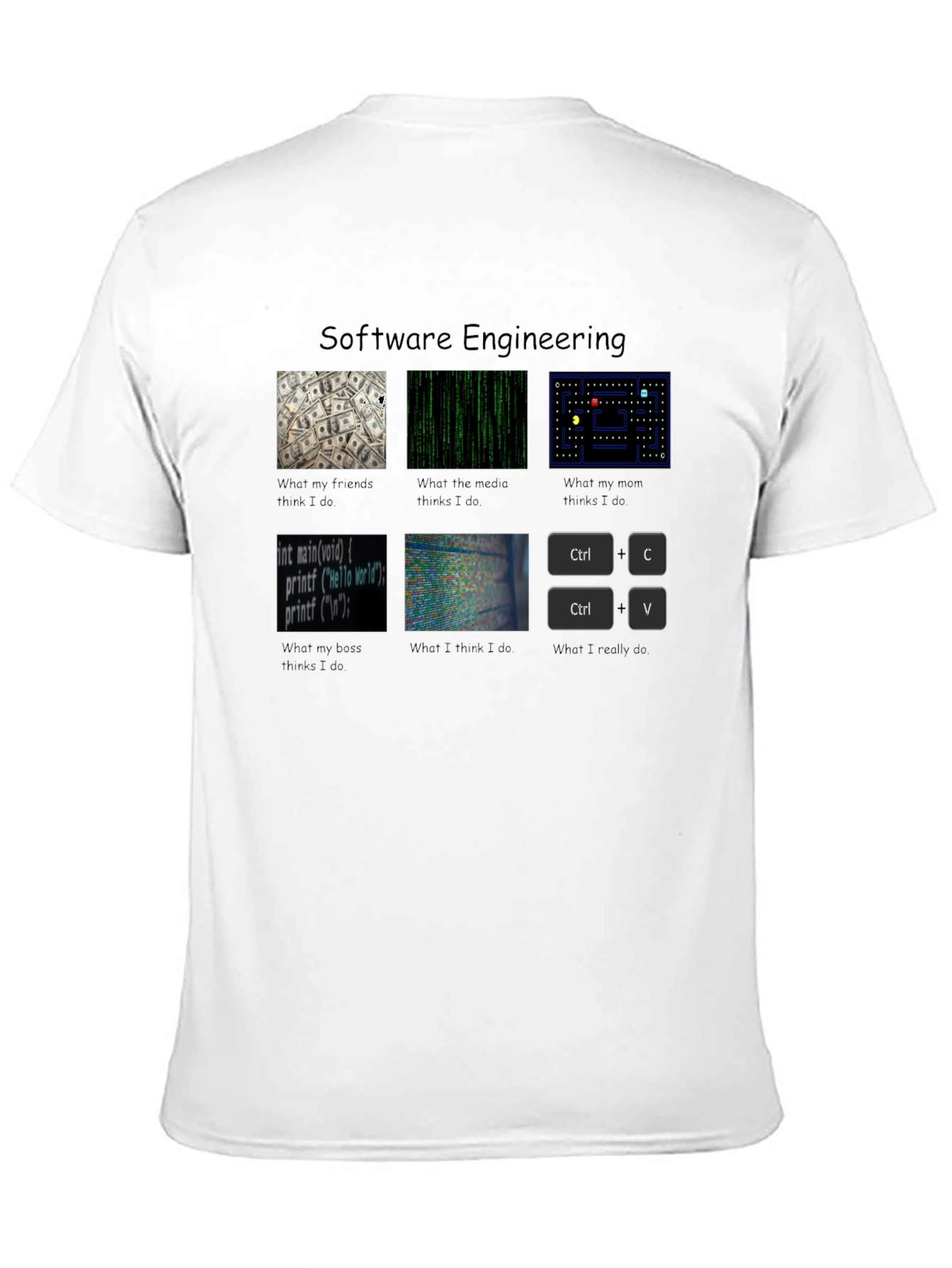 Black Software Engineering Funny Programmer T-Shirt view 11